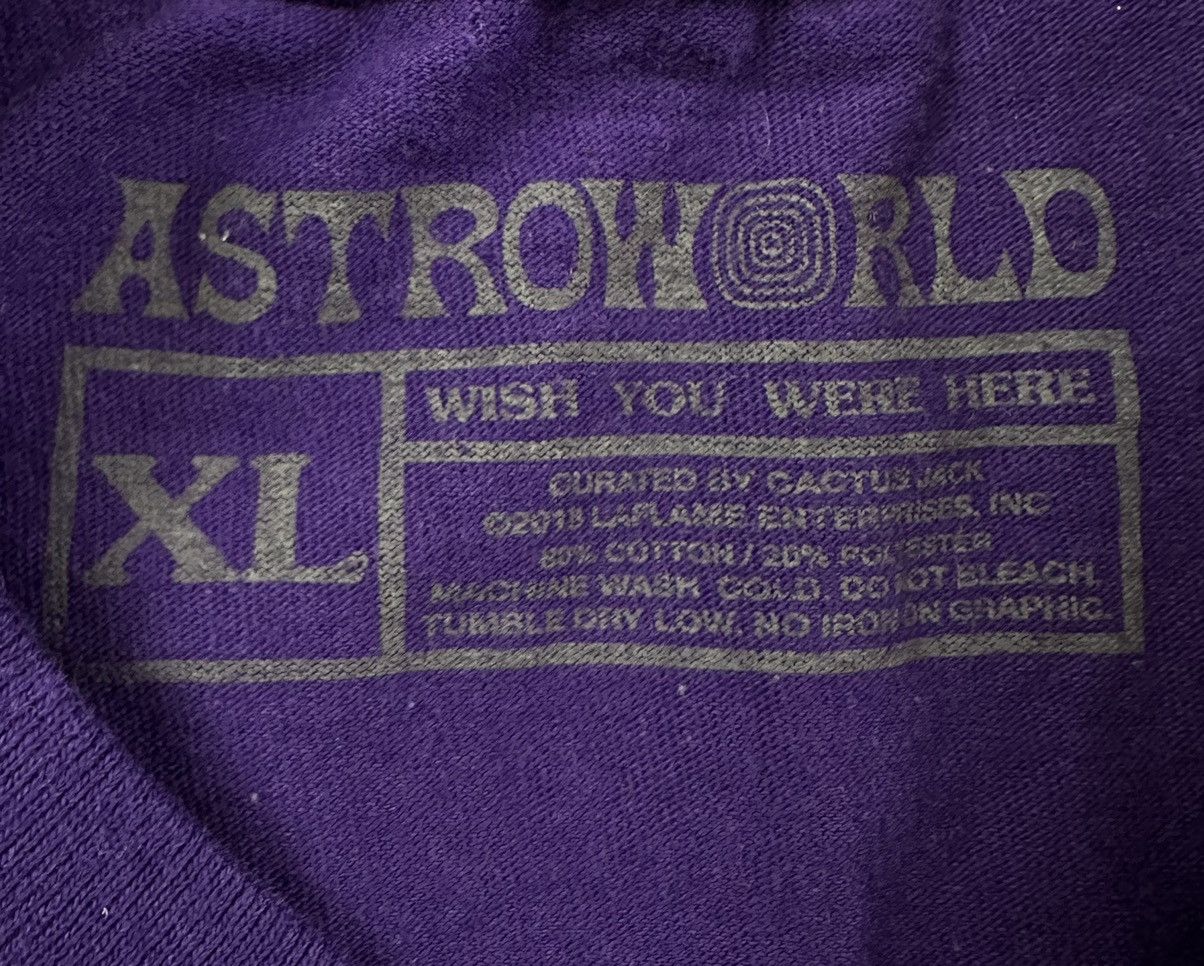 Travis Scott Travis Scott Astroworld Local Crew Exclusive Merch Purple Size US XL / EU 56 / 4 - 4 Thumbnail