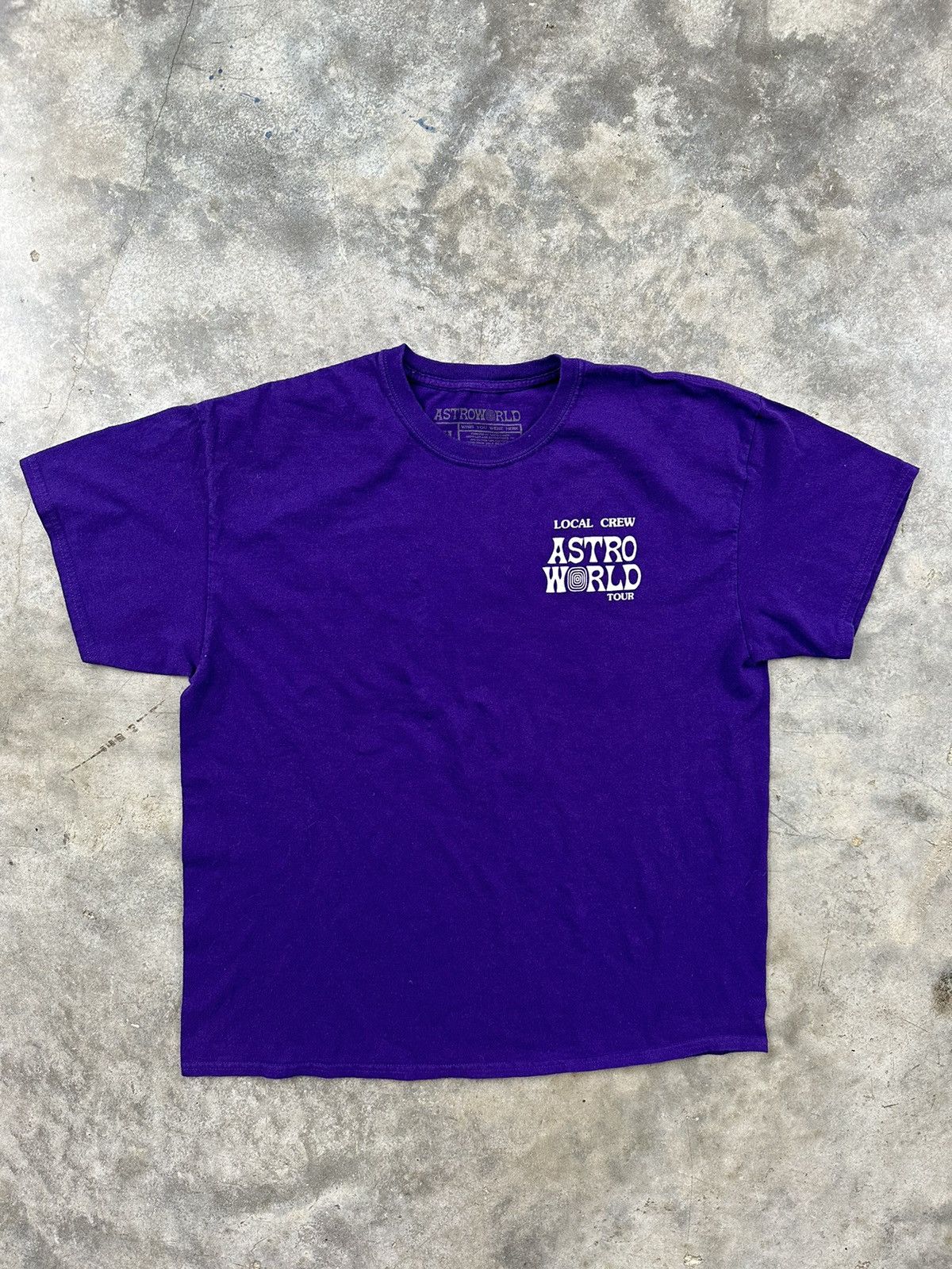 Travis Scott Travis Scott Astroworld Local Crew Exclusive Merch Purple Size US XL / EU 56 / 4 - 1 Thumbnail
