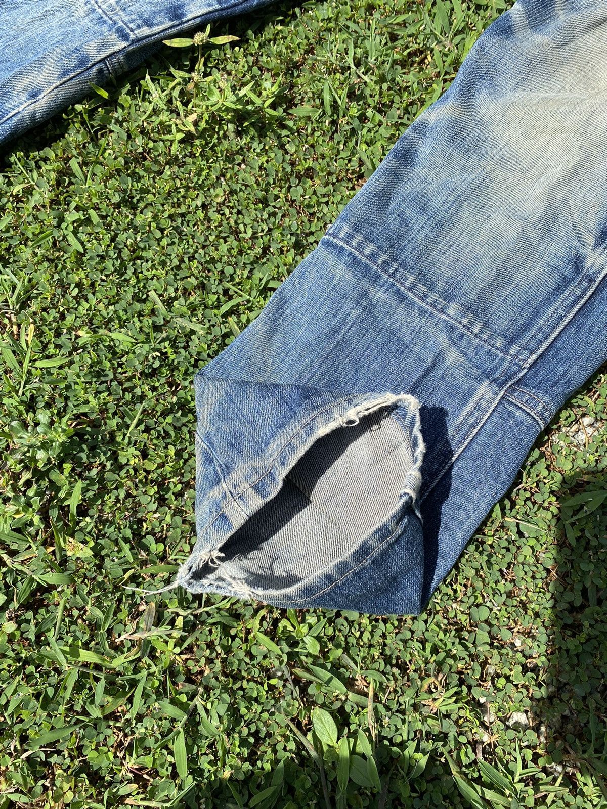 Japanese Brand Distressed G-Star Raw DNM Jeans Size US 30 / EU 46 - 7 Thumbnail