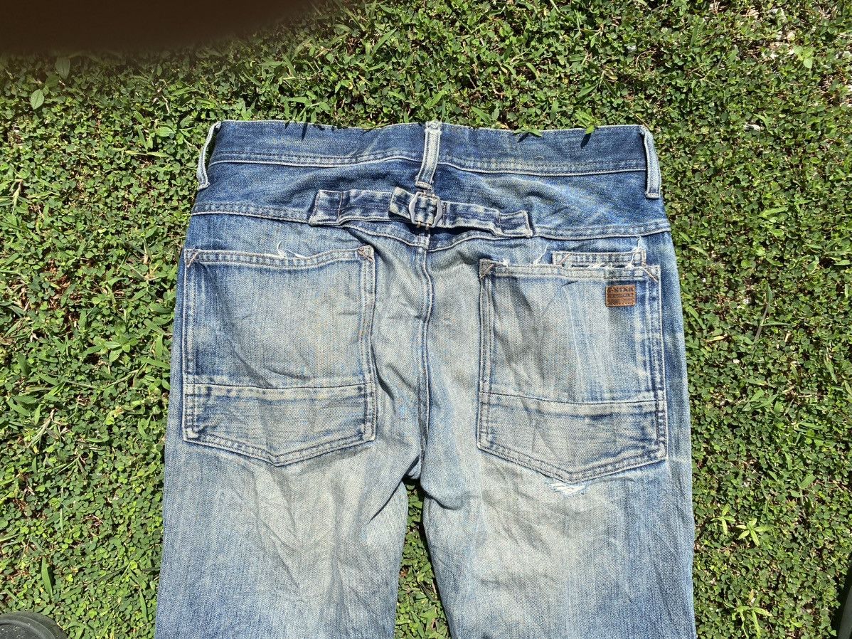 Japanese Brand Distressed G-Star Raw DNM Jeans Size US 30 / EU 46 - 8 Thumbnail