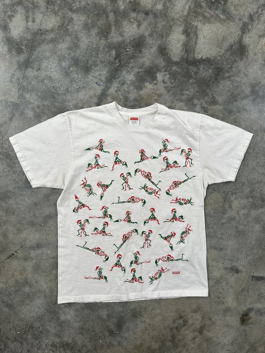 Supreme 2017 cheap christmas tee