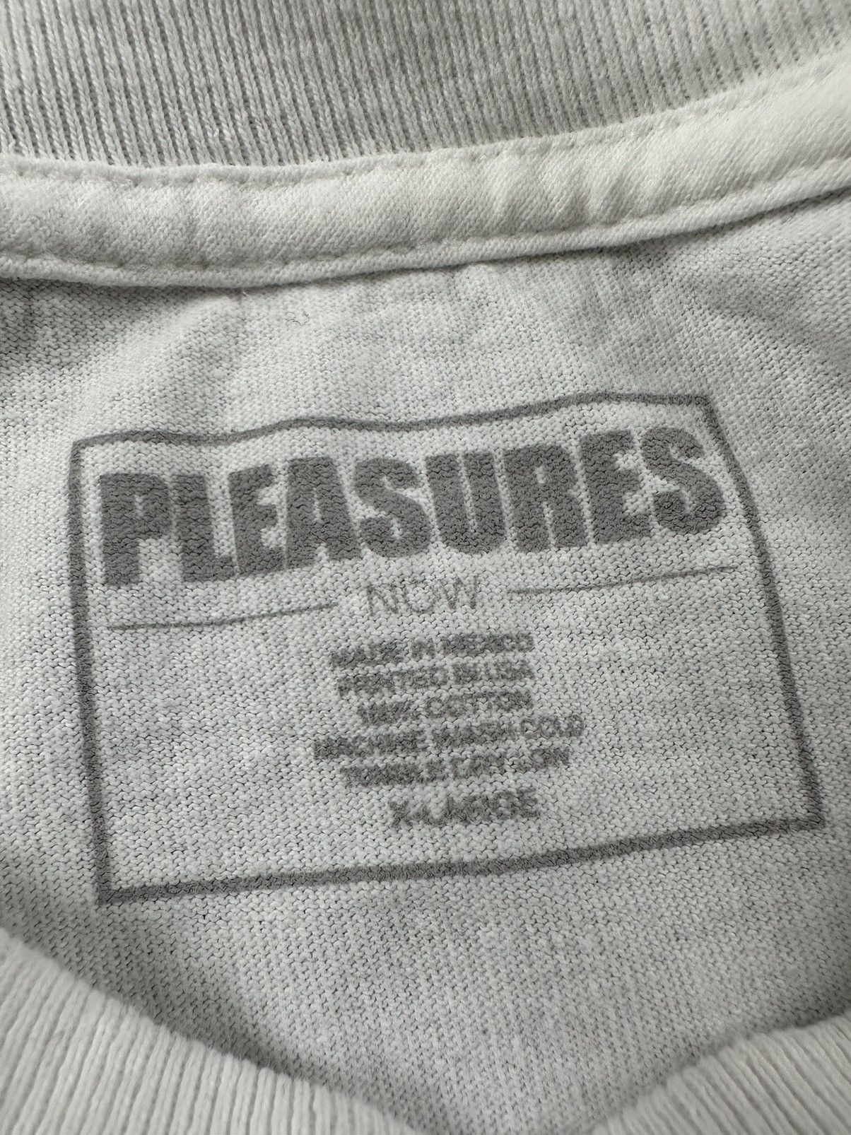 Pleasures Pleasures OG White + Green Logo Tee Sz. XL Size US XL / EU 56 / 4 - 5 Thumbnail