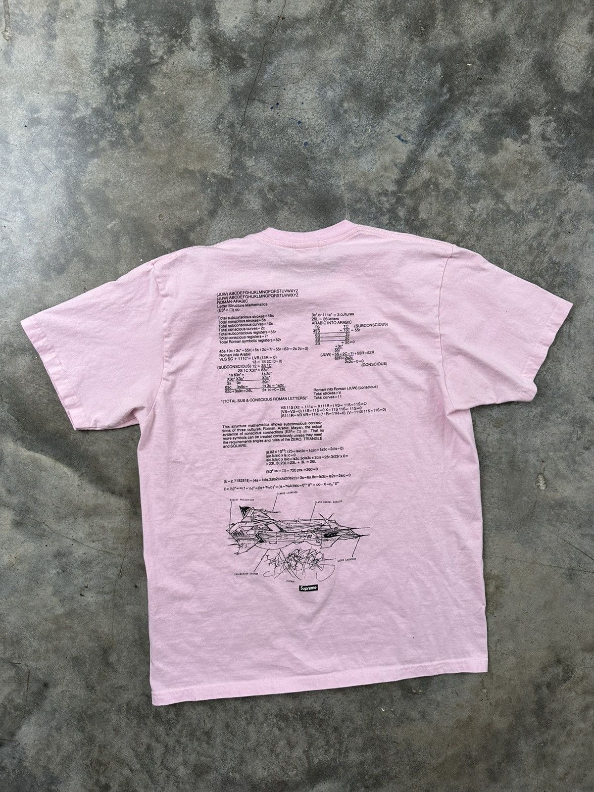Supreme Supreme Rammellzee Tee Pink SS20 Sz. Large RARE Size US L / EU 52-54 / 3 - 4 Thumbnail