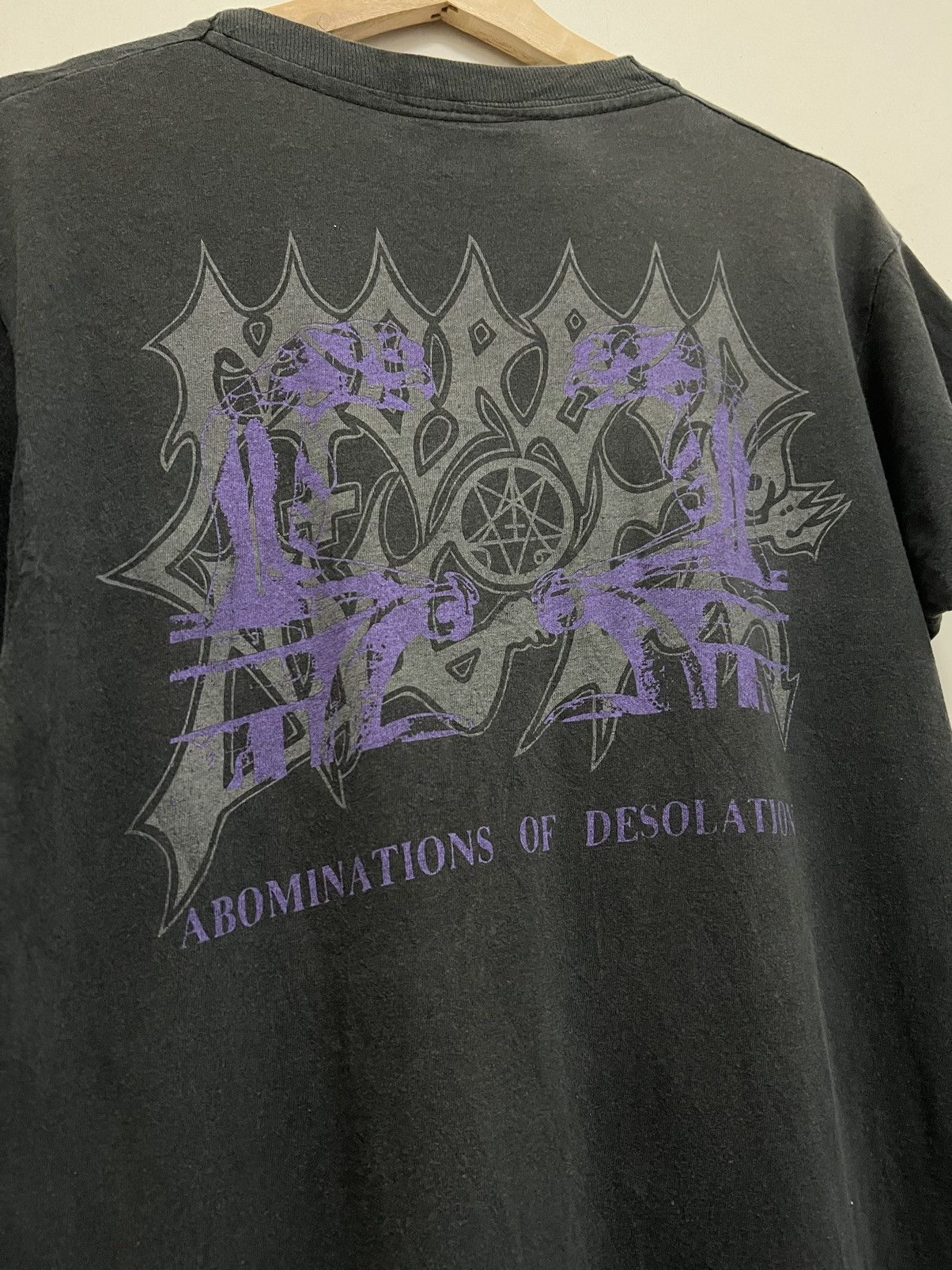 Band Tees VINTAGE DISTRESSED MORBID ANGEL EARACHE 1992 TEE Size US M / EU 48-50 / 2 - 10 Thumbnail