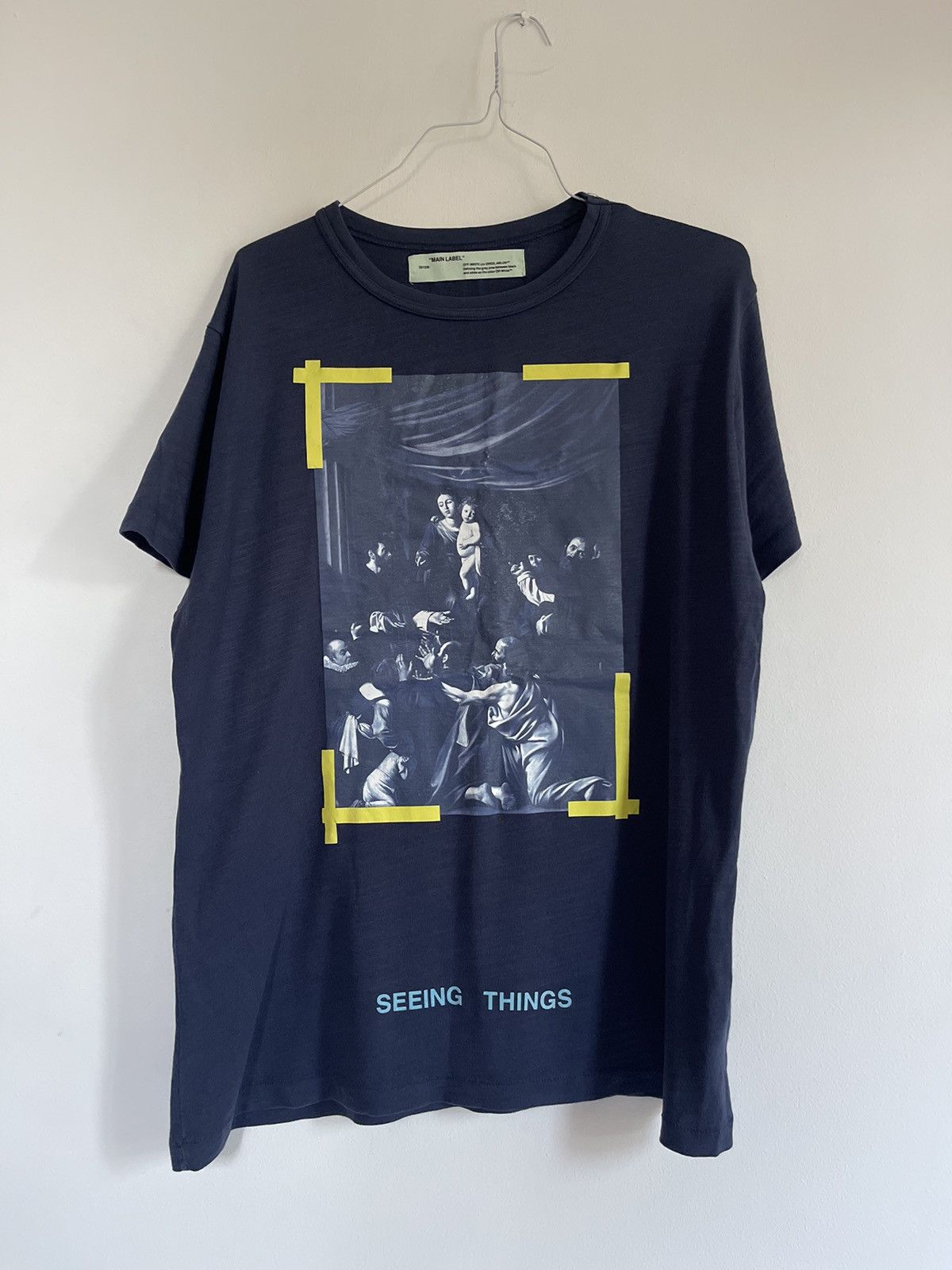 Off-White Off white Caravaggio TEE Size US L / EU 52-54 / 3 - 3 Thumbnail