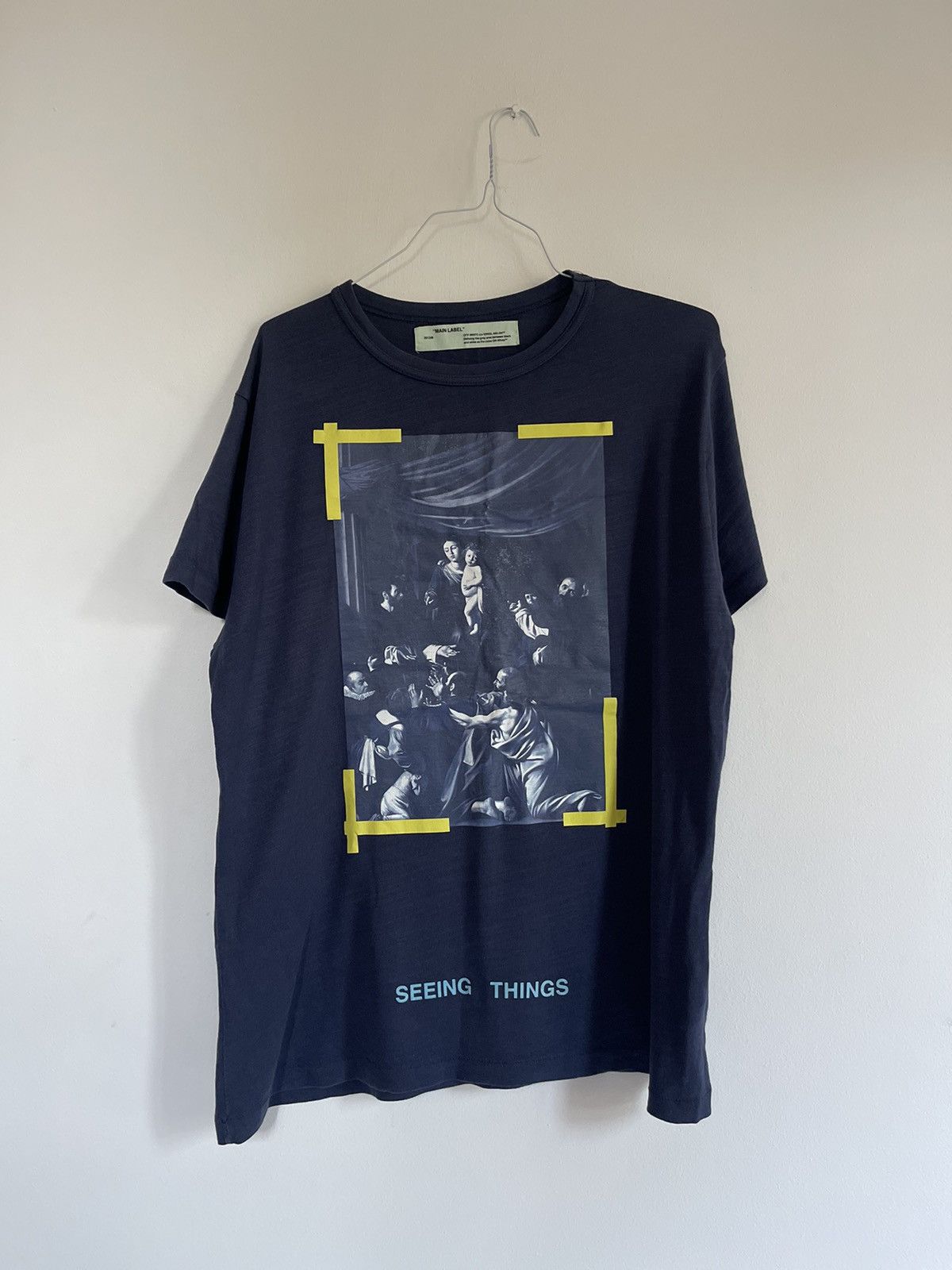 Off-White Off white Caravaggio TEE Size US L / EU 52-54 / 3 - 1 Thumbnail