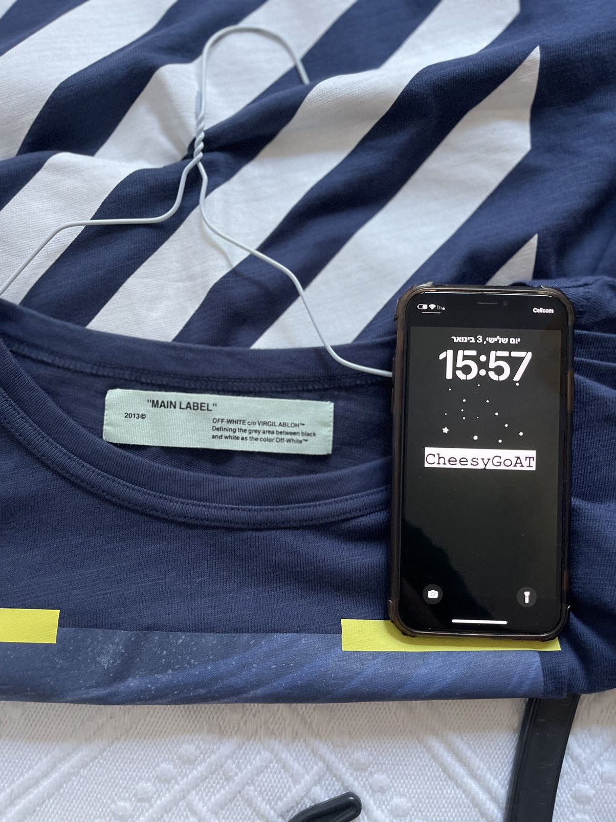 Off-White Off white Caravaggio TEE Size US L / EU 52-54 / 3 - 10 Thumbnail