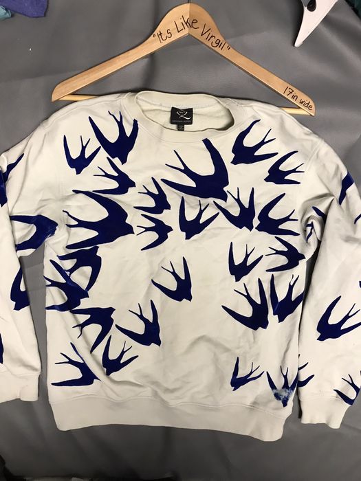 Alexander McQueen Alexander McQueen swallow sweatshirt small birds