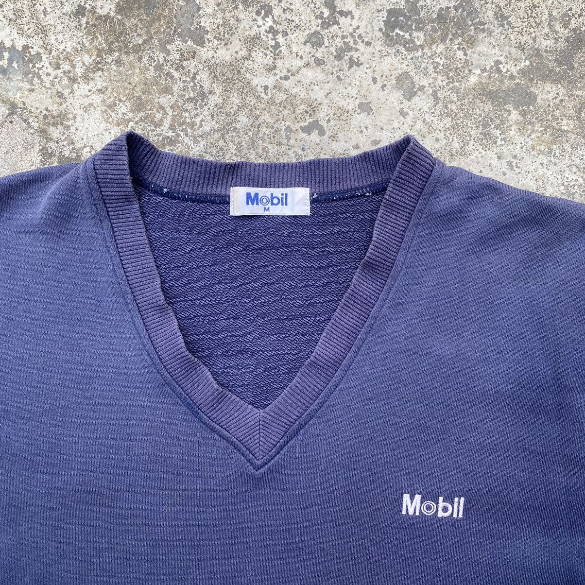 Sports Specialties × Vintage Vintage Fujikoshi Mobil Trashed Sweatshirt. #O Size US M / EU 48-50 / 2 - 4 Thumbnail