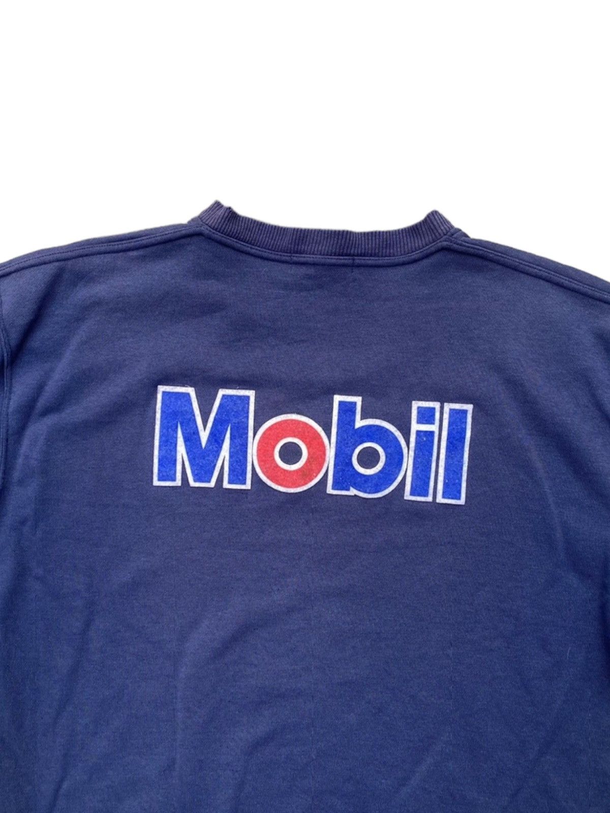 Sports Specialties × Vintage Vintage Fujikoshi Mobil Trashed Sweatshirt. #O Size US M / EU 48-50 / 2 - 1 Thumbnail