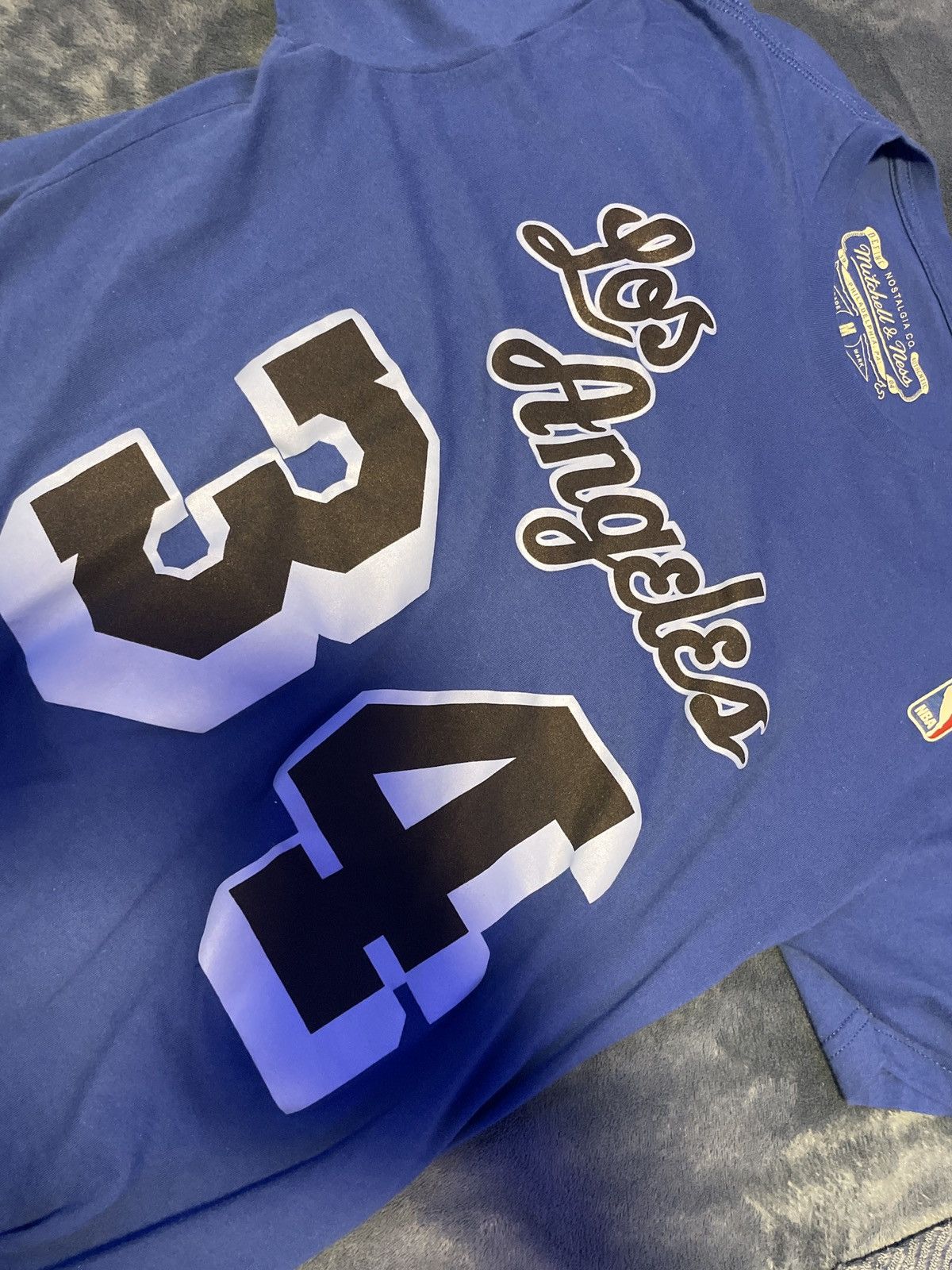 Mitchell & Ness × NBA × Vintage Shaquille O’Neal LA Lakers T shirt throwback blue Size M Size US M / EU 48-50 / 2 - 3 Thumbnail