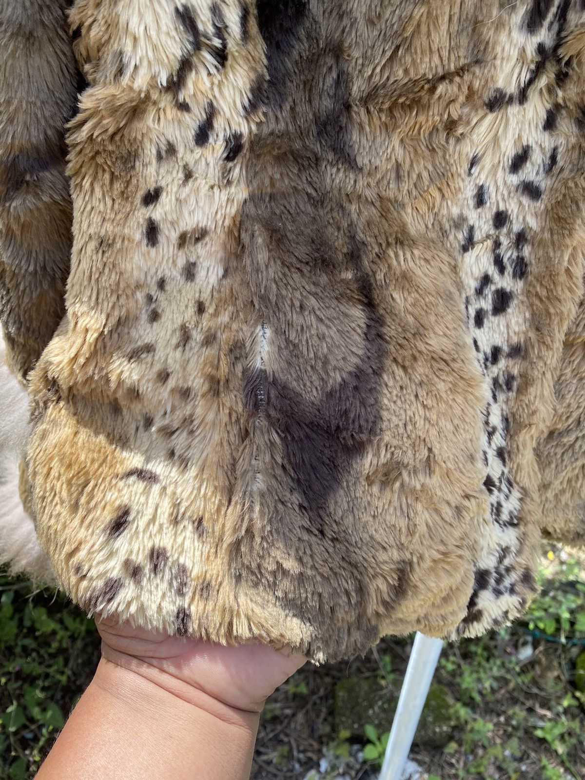 Japanese Brand Vintage Via Faburrica Faux Fur Jacket by TGM Size M / US 6-8 / IT 42-44 - 5 Thumbnail