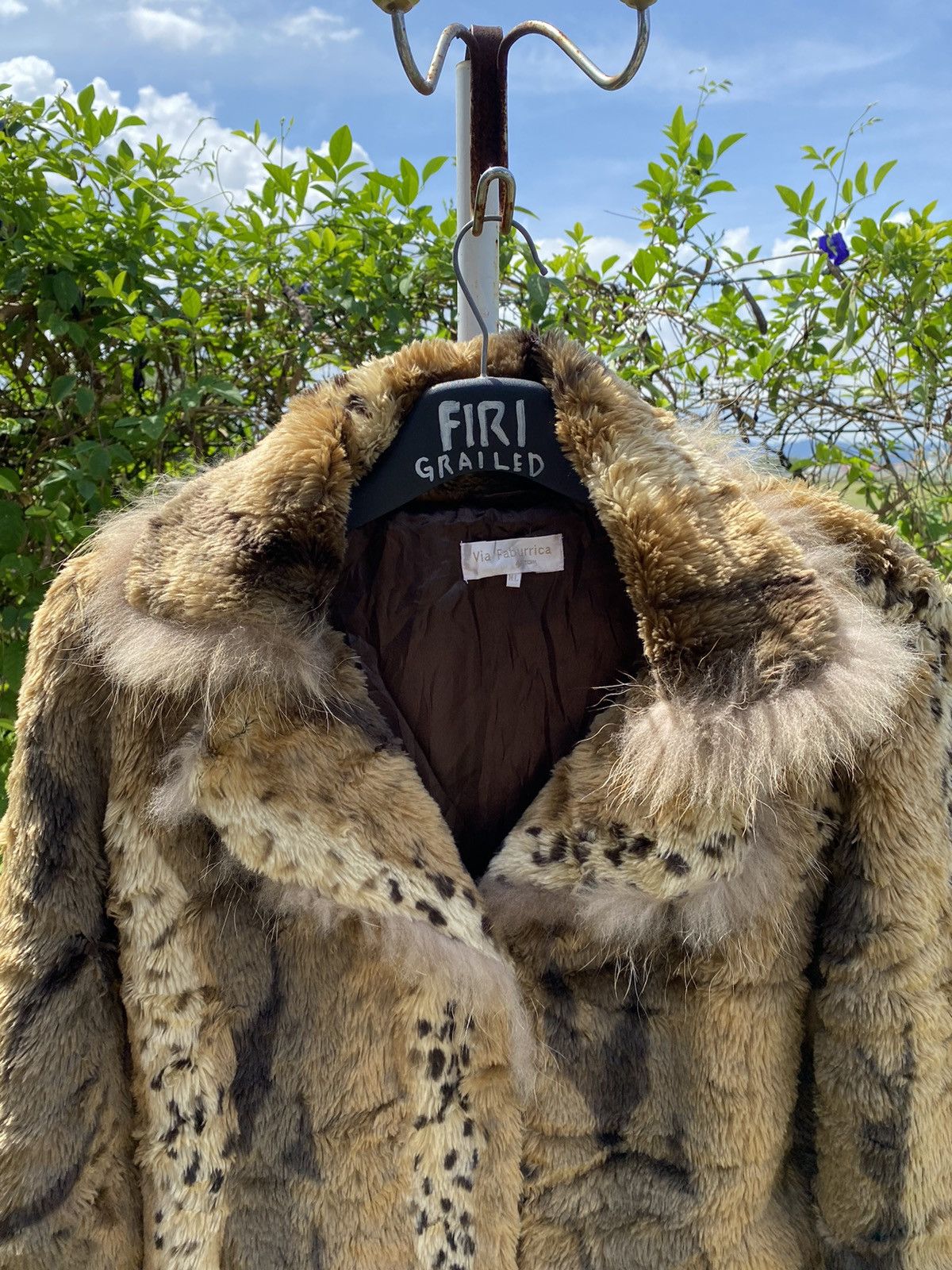 Japanese Brand Vintage Via Faburrica Faux Fur Jacket by TGM Size M / US 6-8 / IT 42-44 - 3 Thumbnail