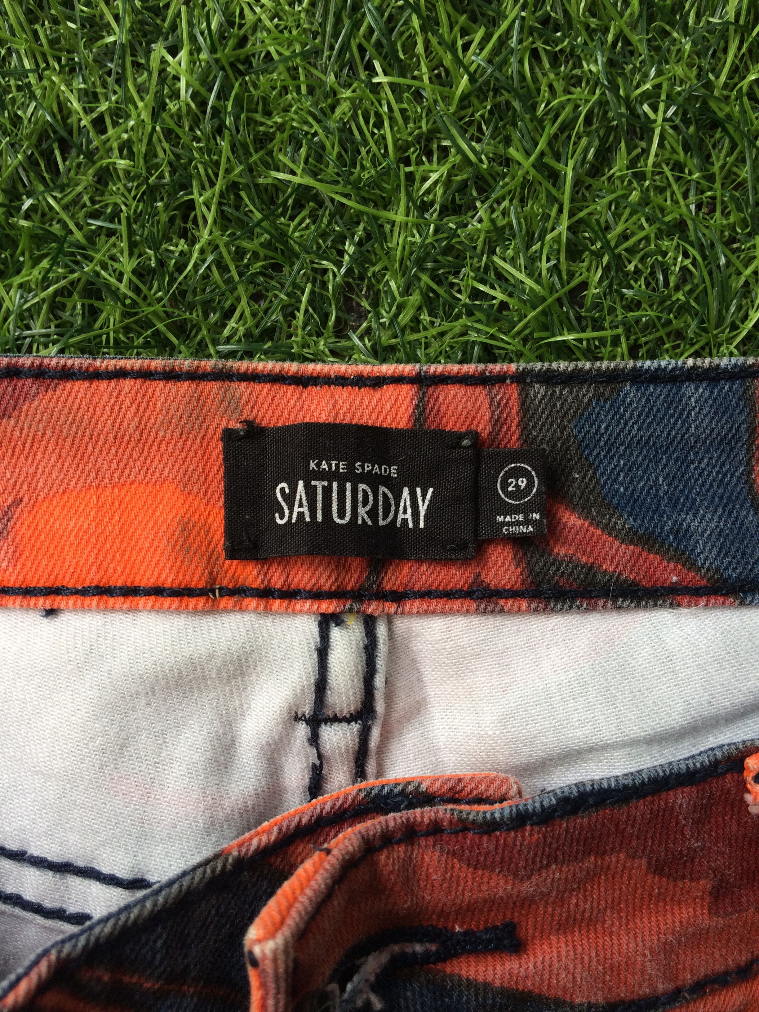 Kate Spade Kate Spade Saturday Multicoloured Abstract Jeans #D-226 Size 30" / US 8 / IT 44 - 10 Thumbnail