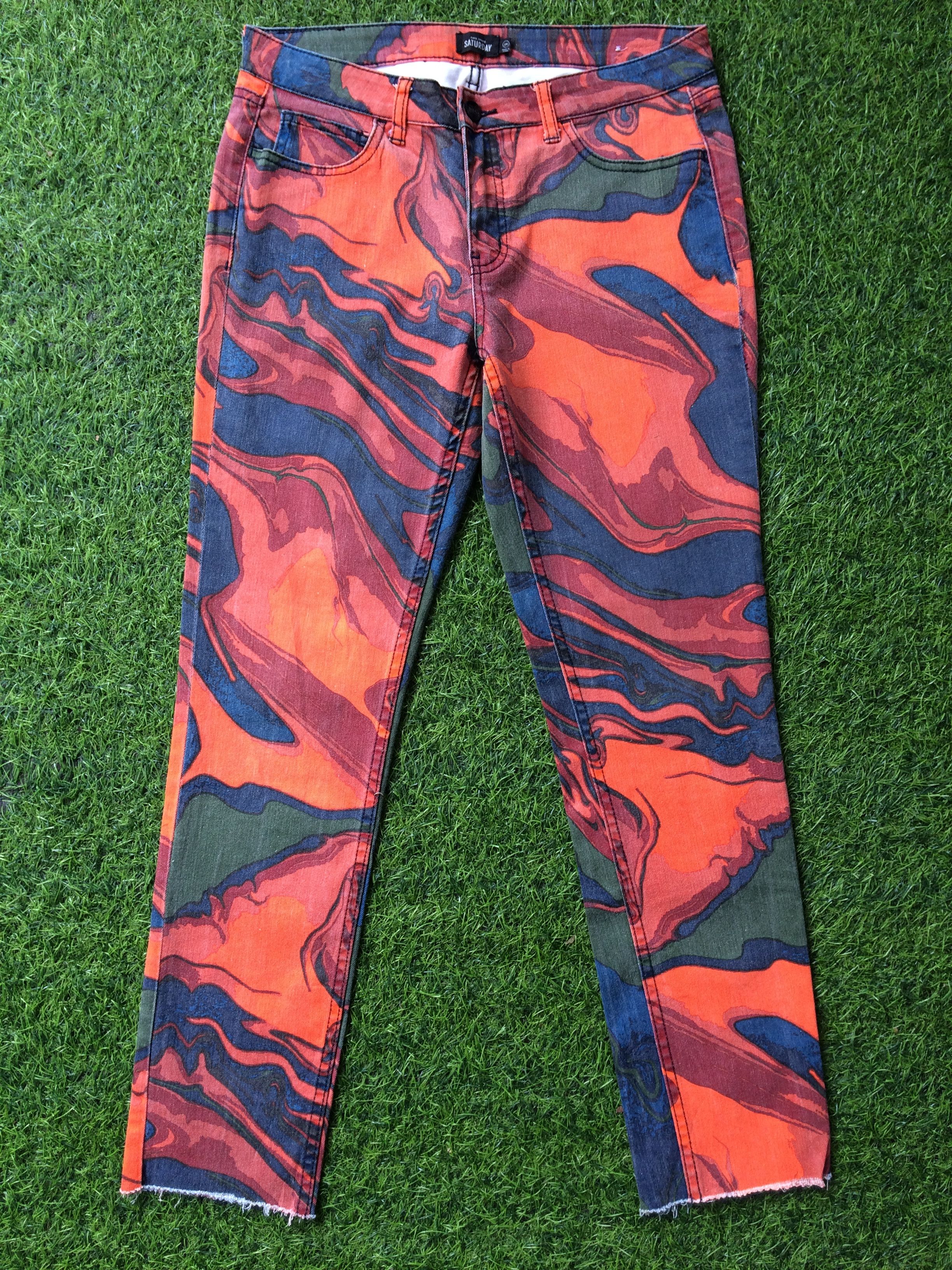 Kate Spade Kate Spade Saturday Multicoloured Abstract Jeans #D-226 Size 30" / US 8 / IT 44 - 3 Thumbnail