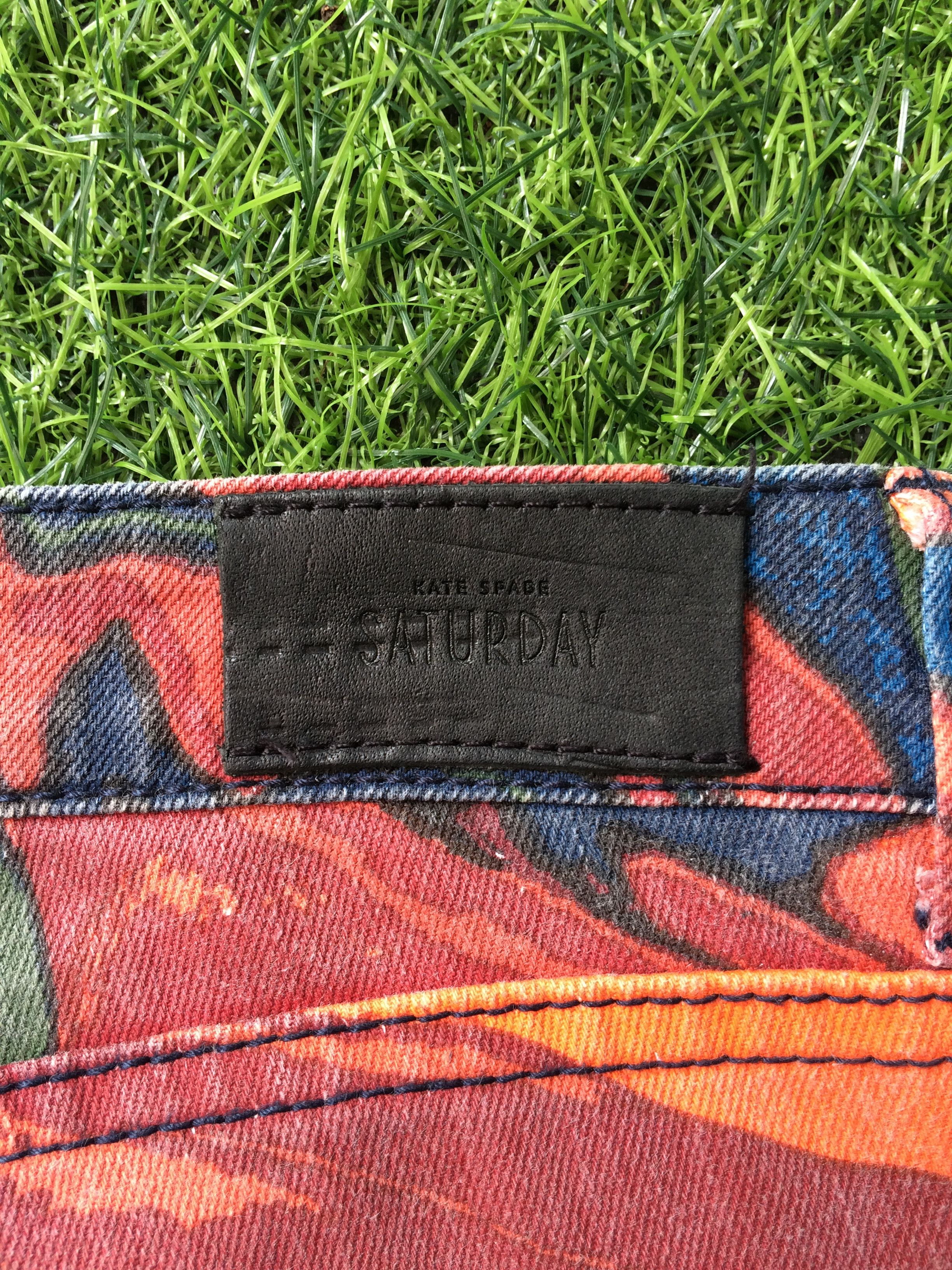 Kate Spade Kate Spade Saturday Multicoloured Abstract Jeans #D-226 Size 30" / US 8 / IT 44 - 9 Thumbnail