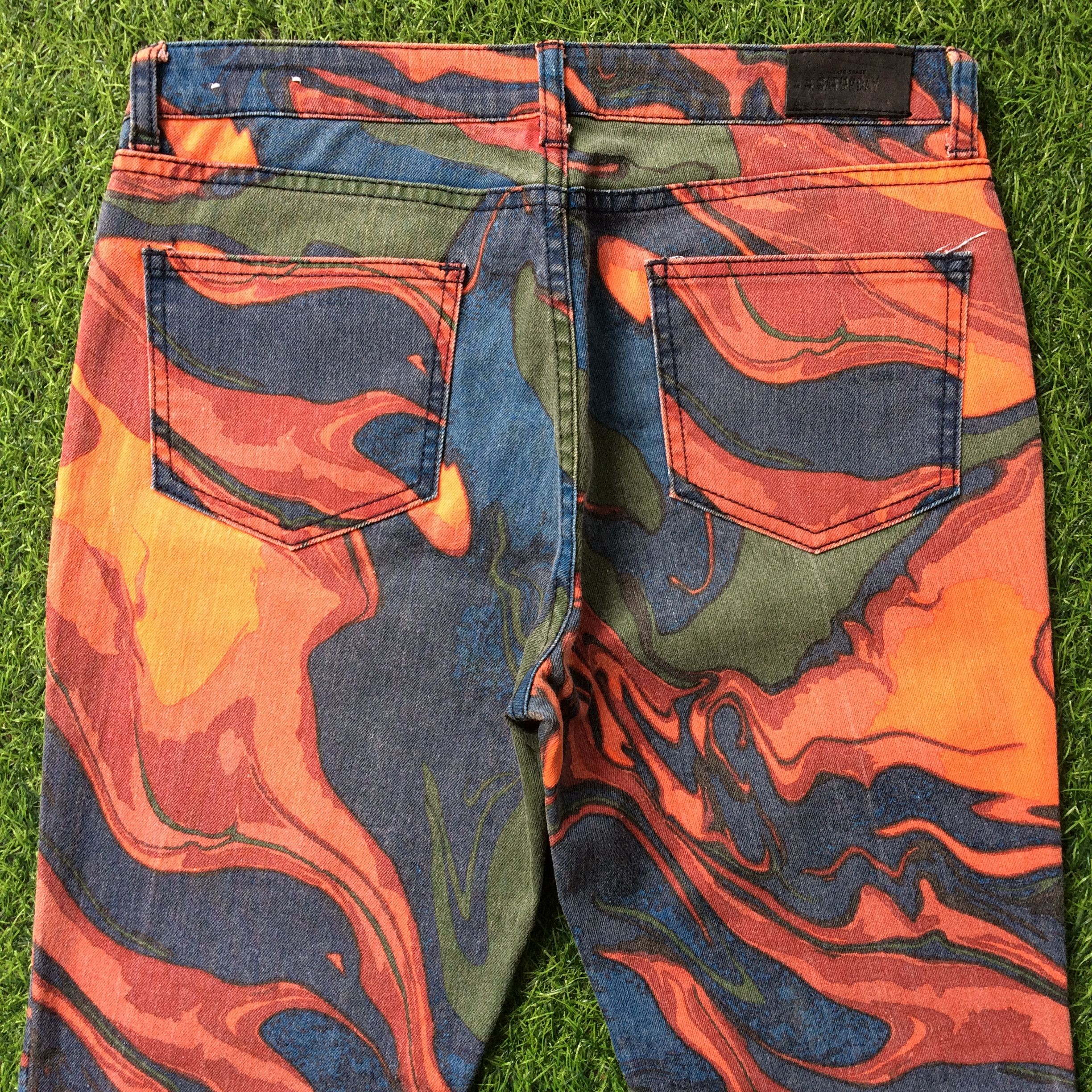 Kate Spade Kate Spade Saturday Multicoloured Abstract Jeans #D-226 Size 30" / US 8 / IT 44 - 2 Thumbnail