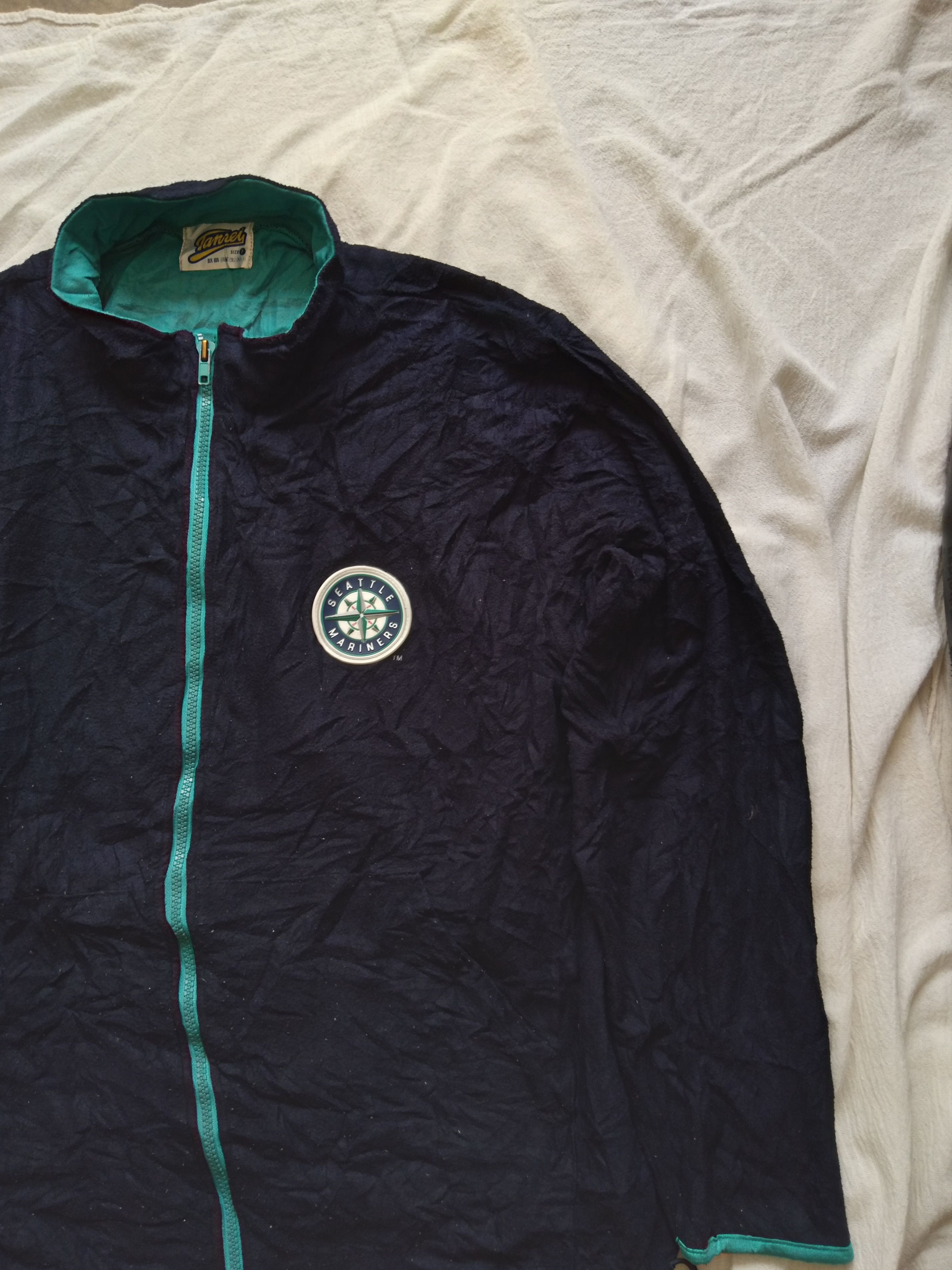 14th Addiction 90s SEATLLE MARINERS MAJOR LEAGUE BASEBALL FLEECE JACKETS Size US M / EU 48-50 / 2 - 6 Thumbnail