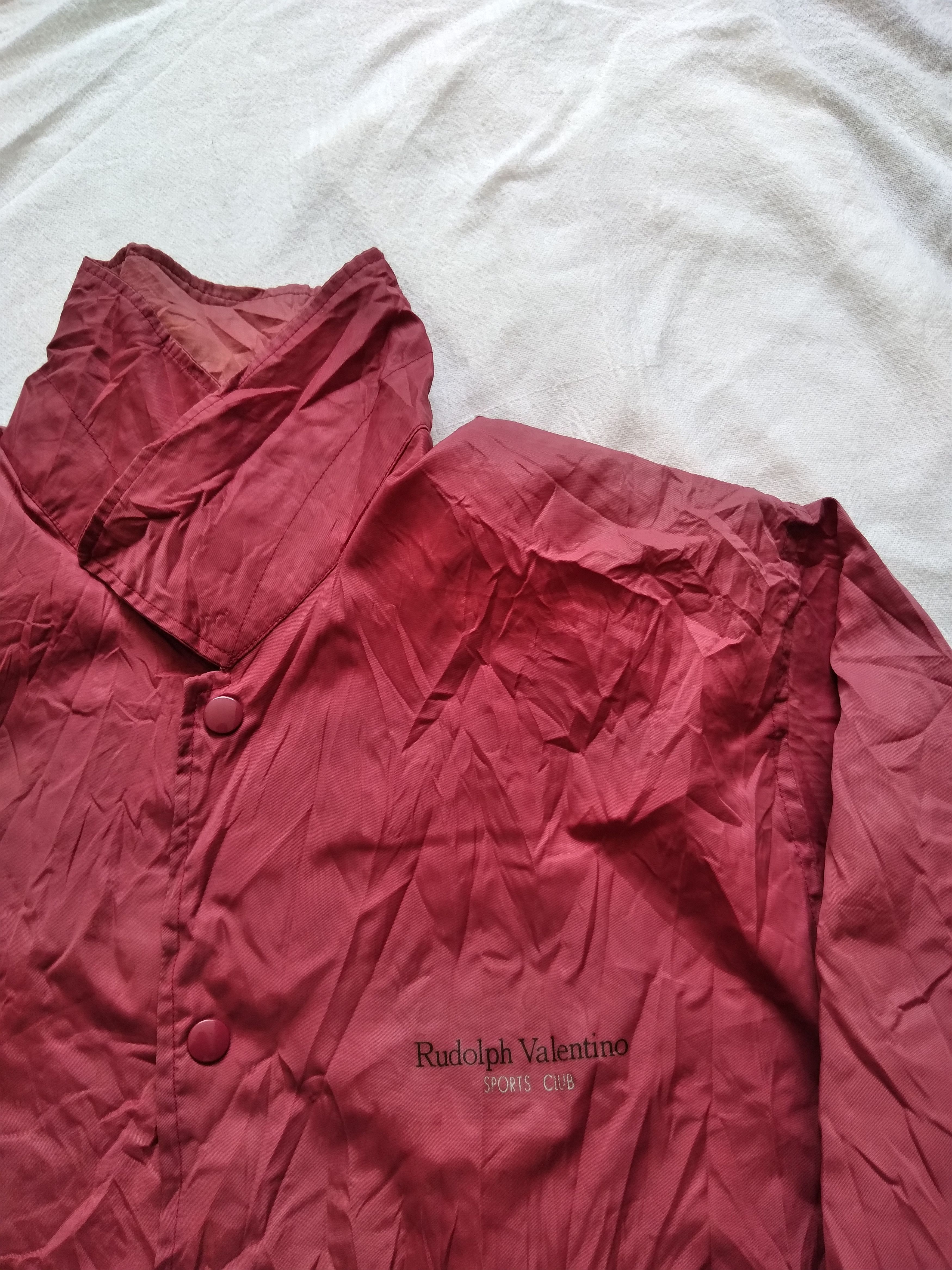 Vintage Vintage RUDOLPH VALENTINO SPORTS CLUB Nylon Coach Jackets Size US L / EU 52-54 / 3 - 8 Thumbnail