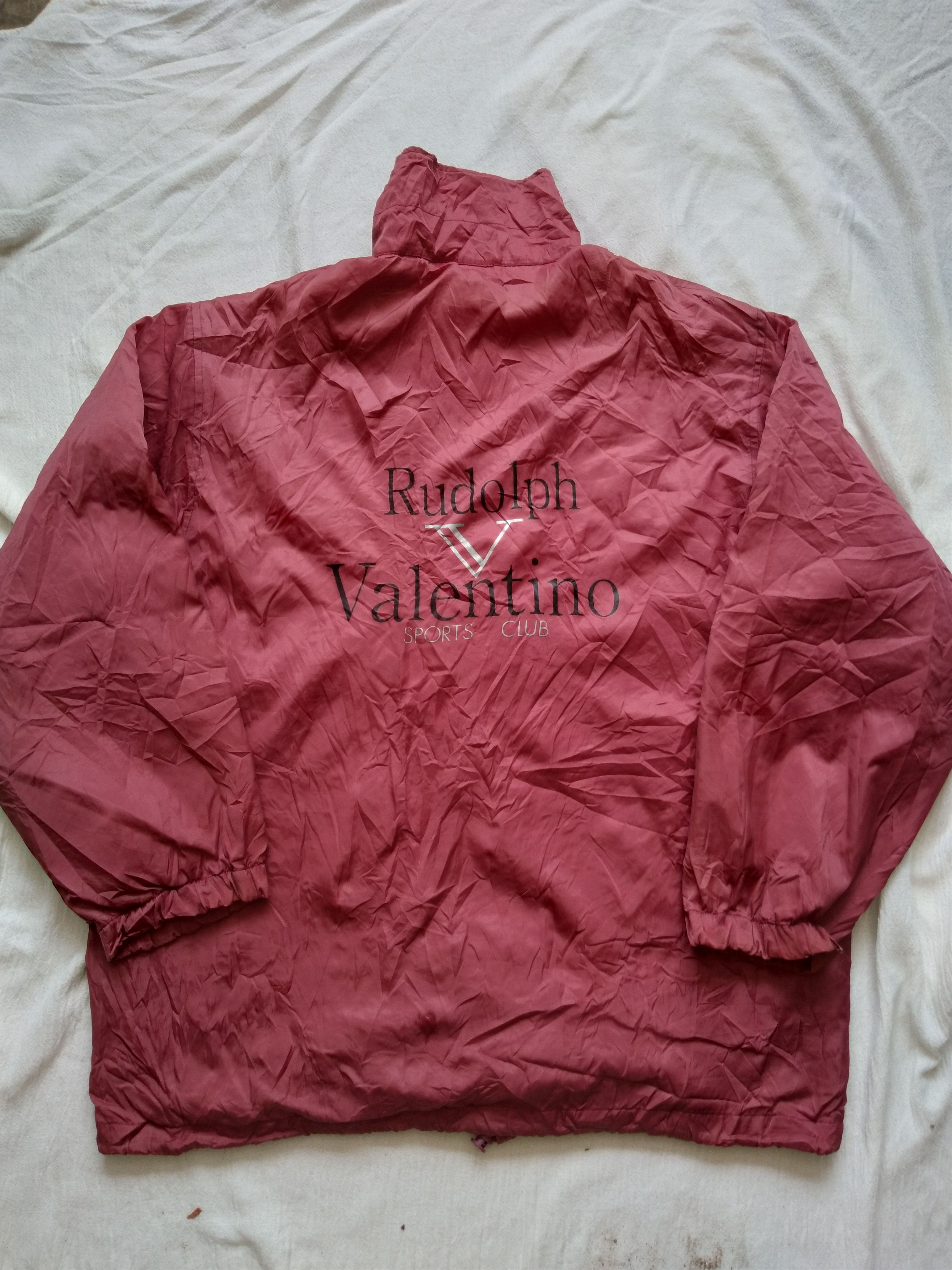 Vintage Vintage RUDOLPH VALENTINO SPORTS CLUB Nylon Coach Jackets Size US L / EU 52-54 / 3 - 1 Thumbnail