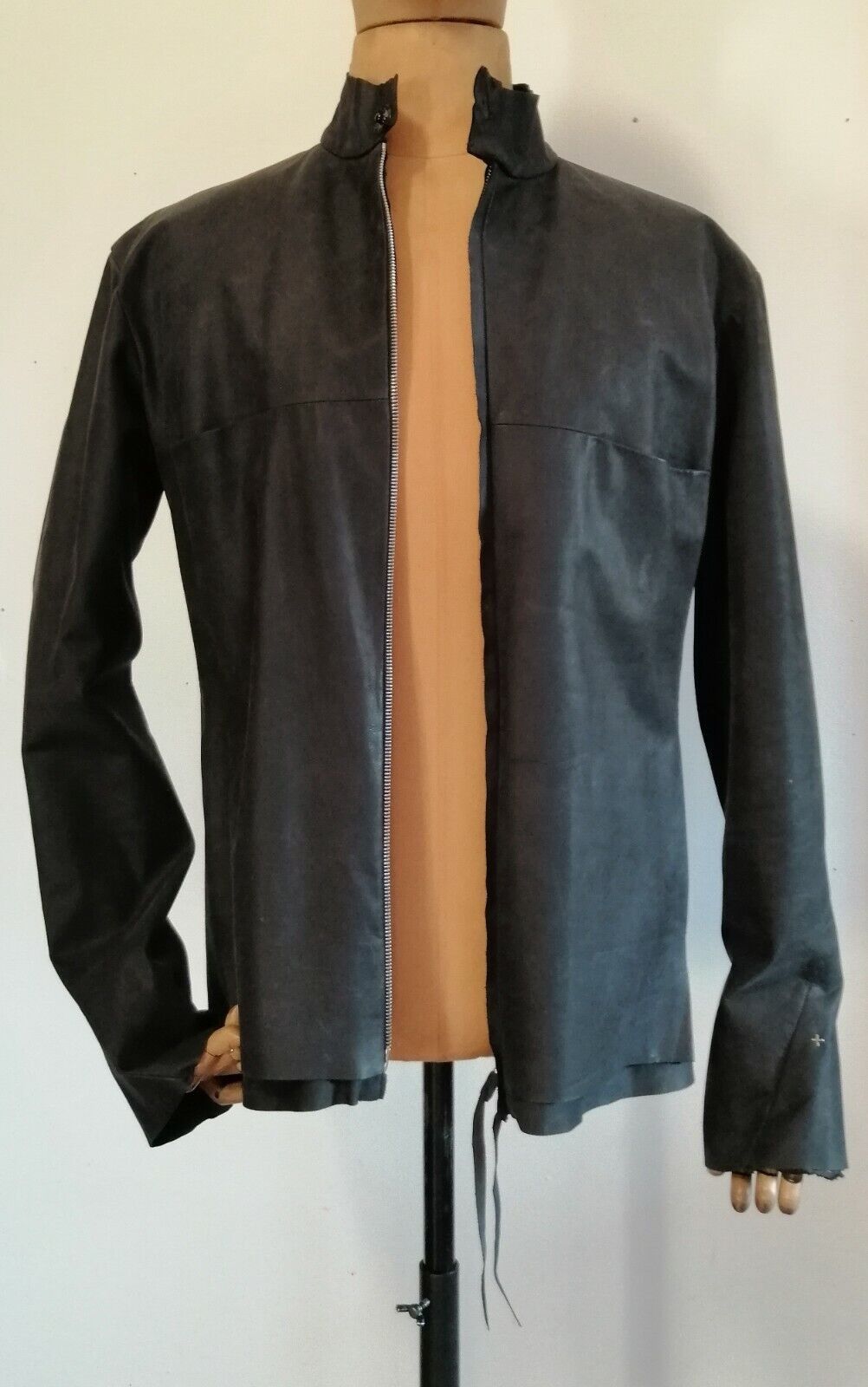 M.A+ MMaurizio Amadei Leatherjacket black Size 56 Cowleather