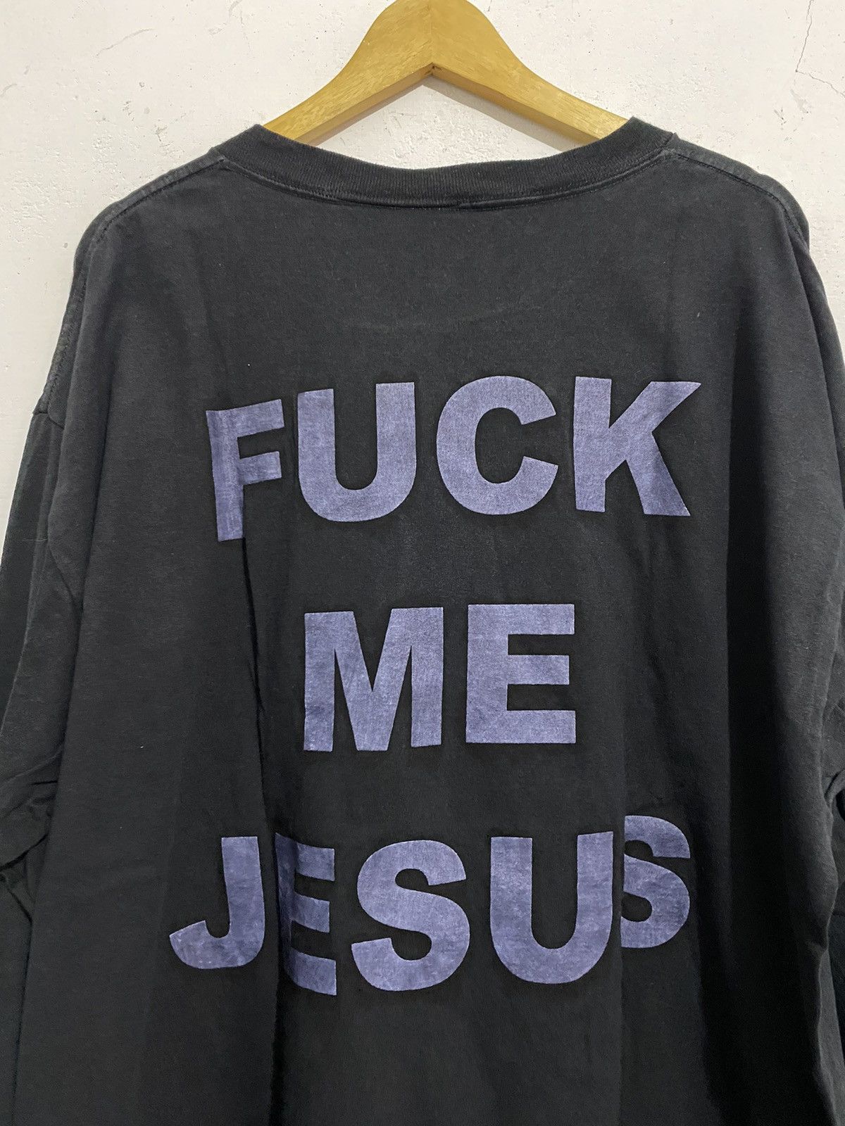 Band Tees × Vintage 🖤BLACKFRIDAY🖤Vintage Marduk Jesus Fuck Me Longsleeve Size US XL / EU 56 / 4 - 5 Thumbnail