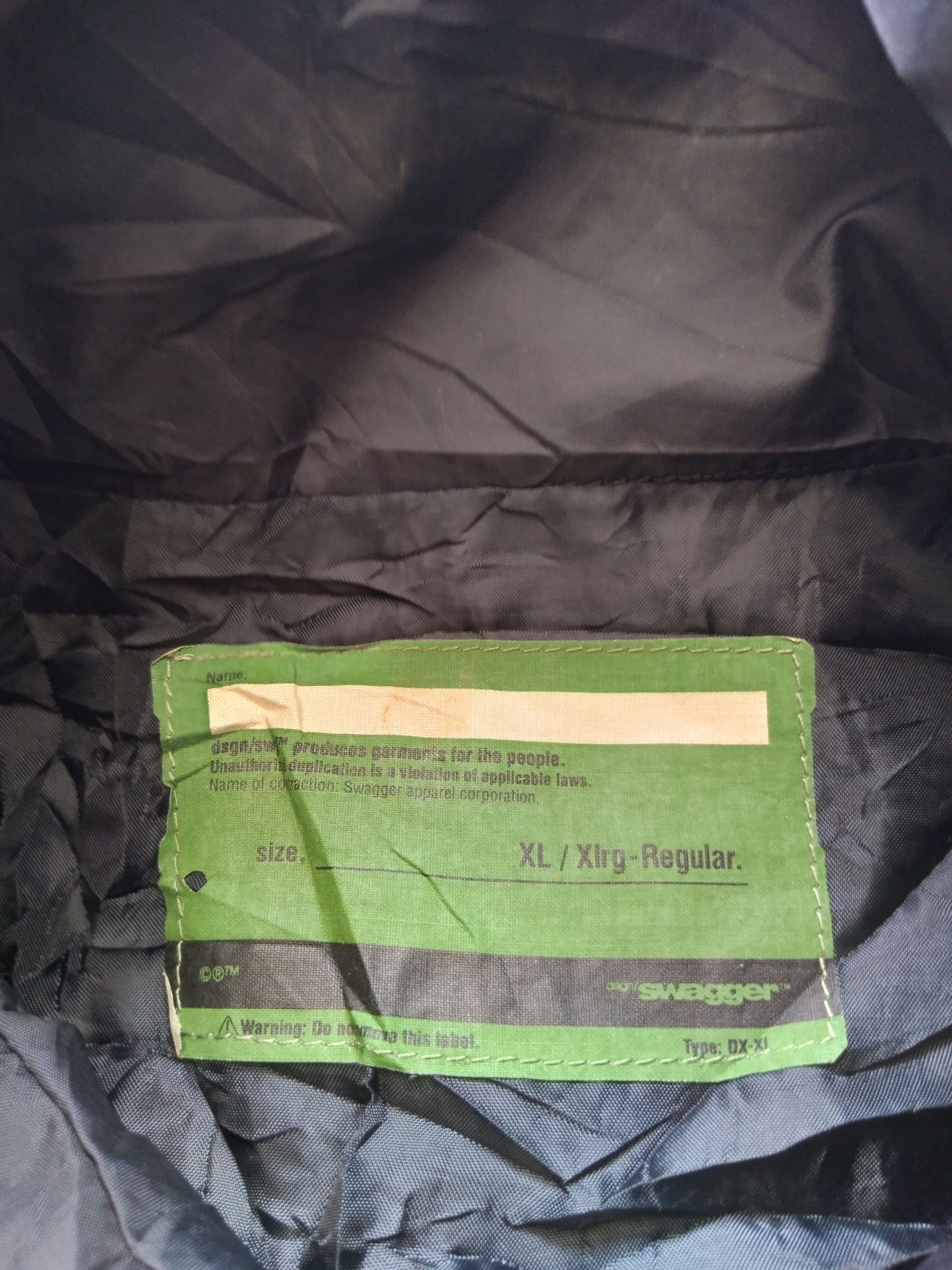 Swagger Offer Me ! Swagger Black XL Rap Coach Jackets Size US XL / EU 56 / 4 - 4 Thumbnail