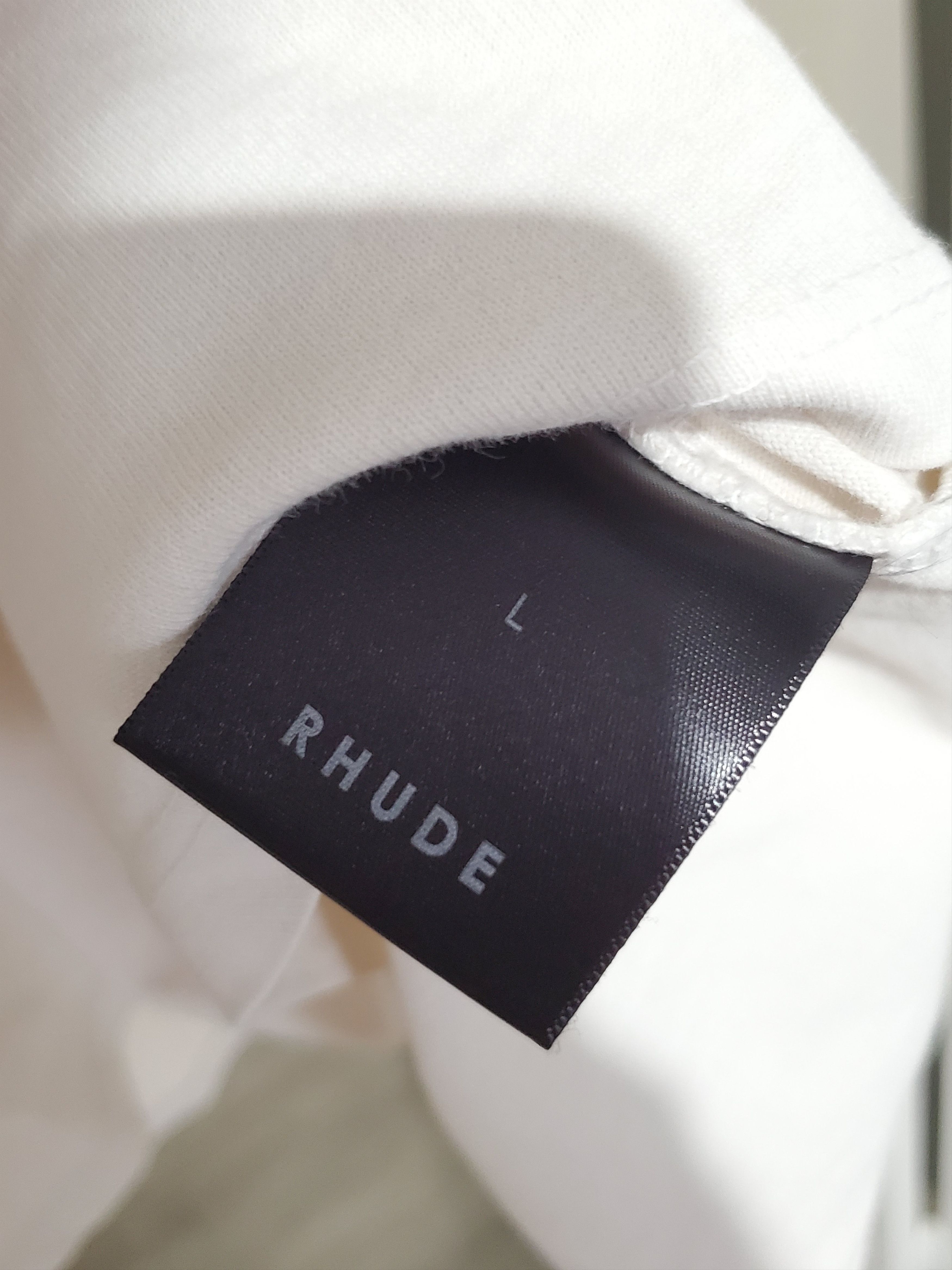 Rhude Rhude Long Sleeve Rhanger Tee Size US L / EU 52-54 / 3 - 3 Thumbnail