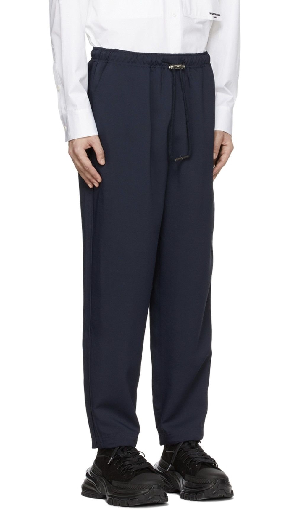 Wooyoungmi Wooyoungmi Navy Polyester Twill Lounge Pants Size US 30 / EU 46 - 2 Thumbnail