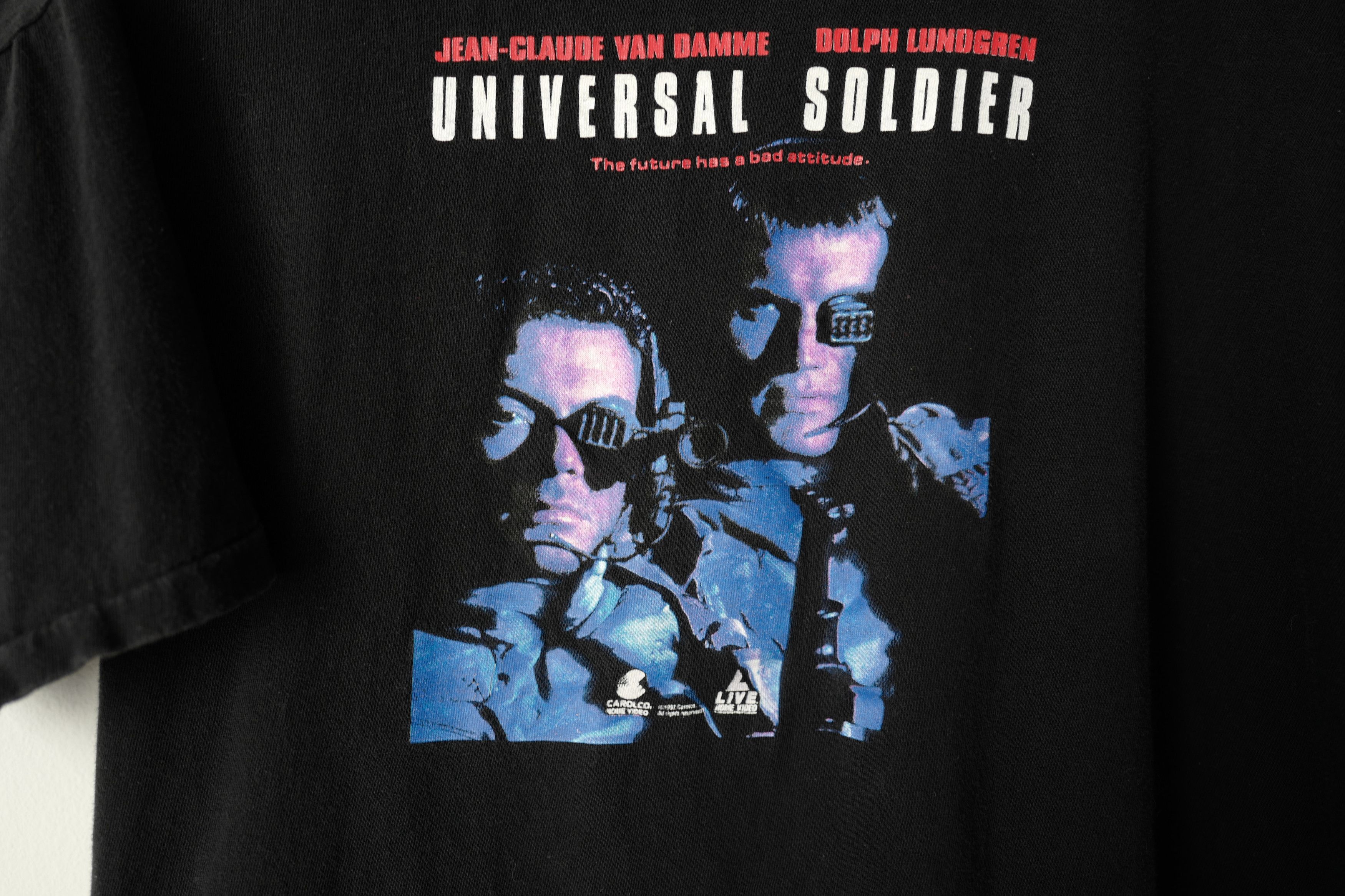 Vintage Vintage Universal Soldier movie promo tee (Single Stitch) Size US XL / EU 56 / 4 - 2 Thumbnail