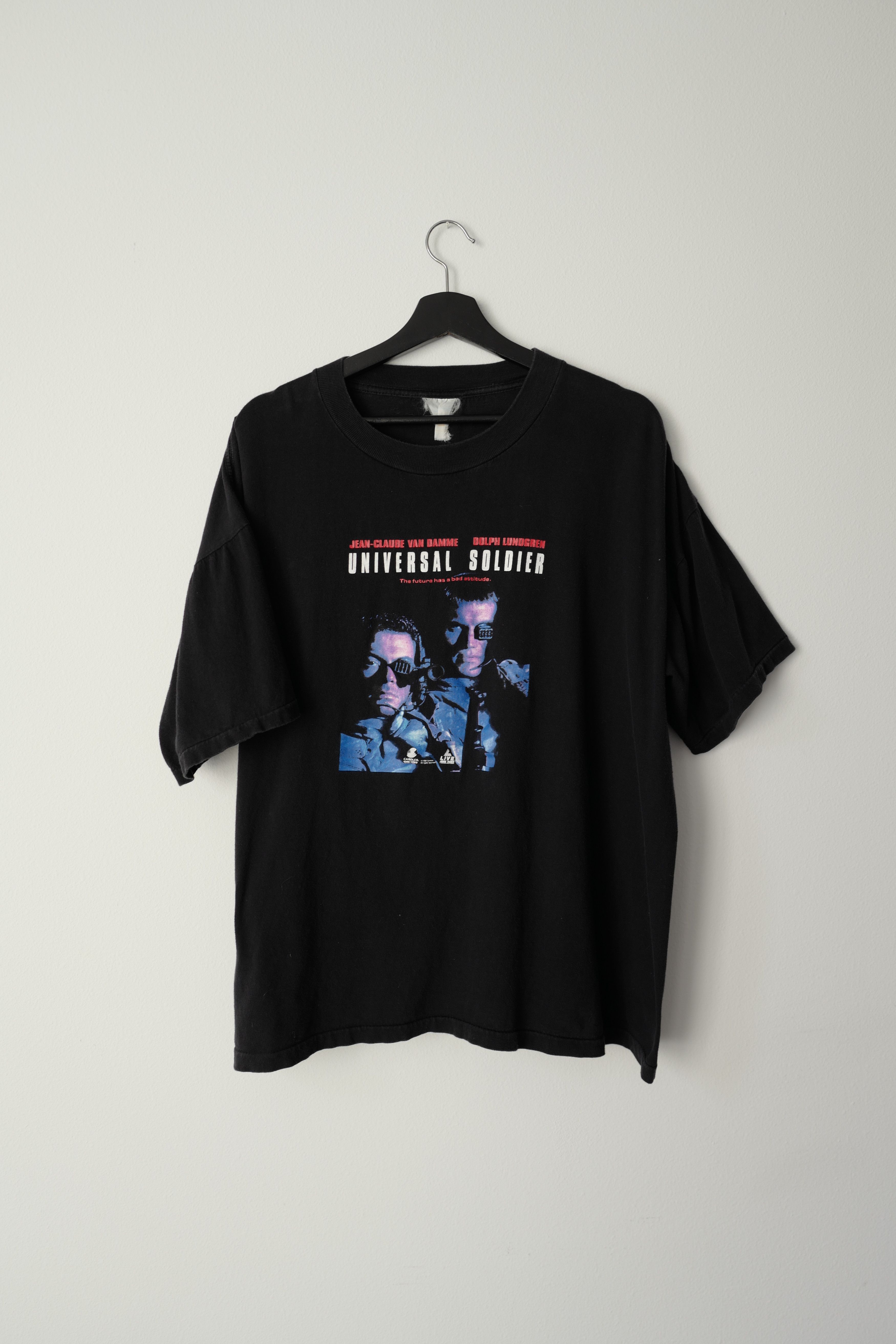 Vintage Vintage Universal Soldier movie promo tee (Single Stitch) Size US XL / EU 56 / 4 - 1 Thumbnail