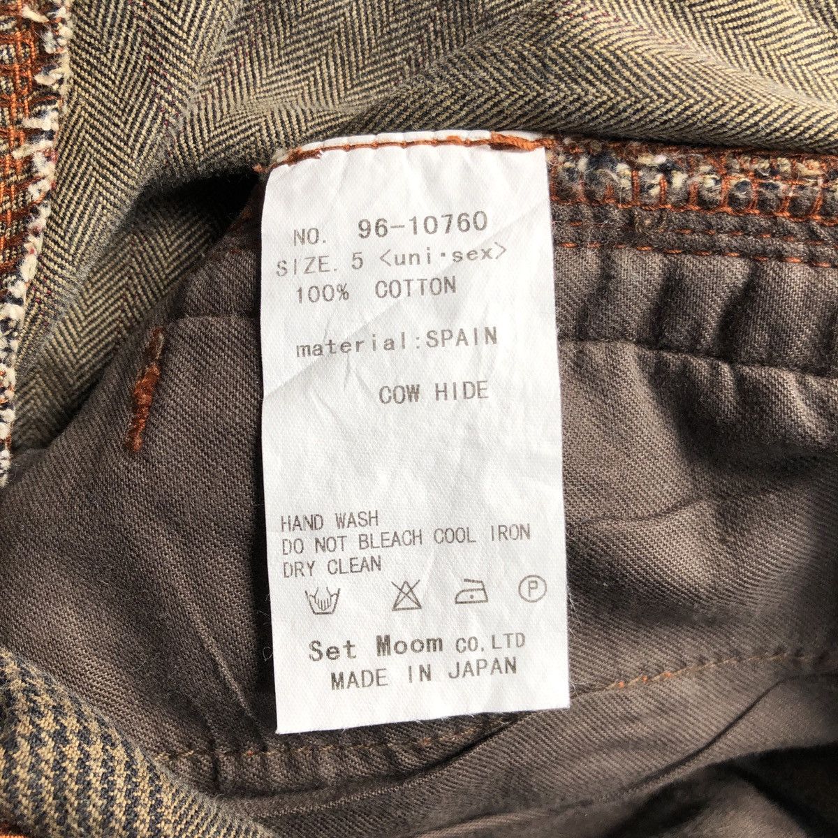 Japanese Brand Rare! Inbreed 🇯🇵 HBT Reconstructed Buckle Strap Pant Size US 31 - 10 Thumbnail