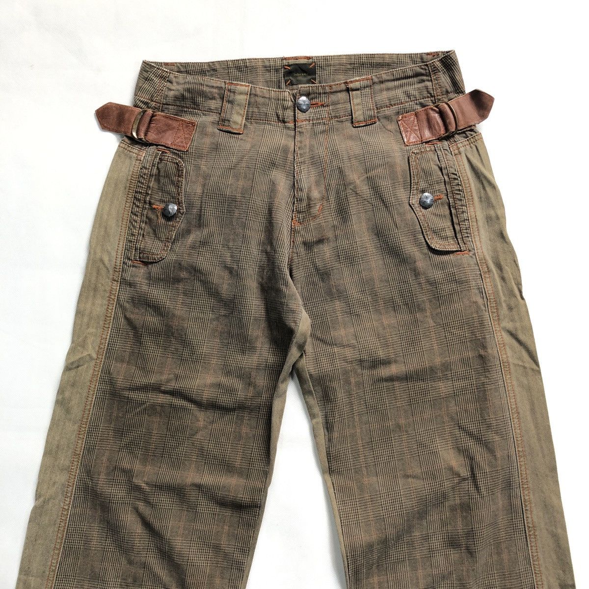 Japanese Brand Rare! Inbreed 🇯🇵 HBT Reconstructed Buckle Strap Pant Size US 31 - 4 Thumbnail
