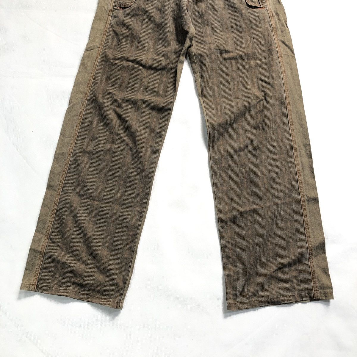 Japanese Brand Rare! Inbreed 🇯🇵 HBT Reconstructed Buckle Strap Pant Size US 31 - 5 Thumbnail