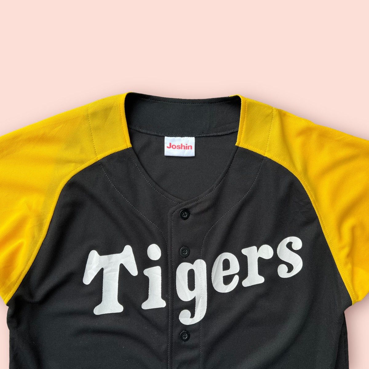Japanese Brand × Vintage Y2K HANSHIN TIGERS X JOSHIN BASEBALL JERSEY MERC. Size US M / EU 48-50 / 2 - 3 Thumbnail