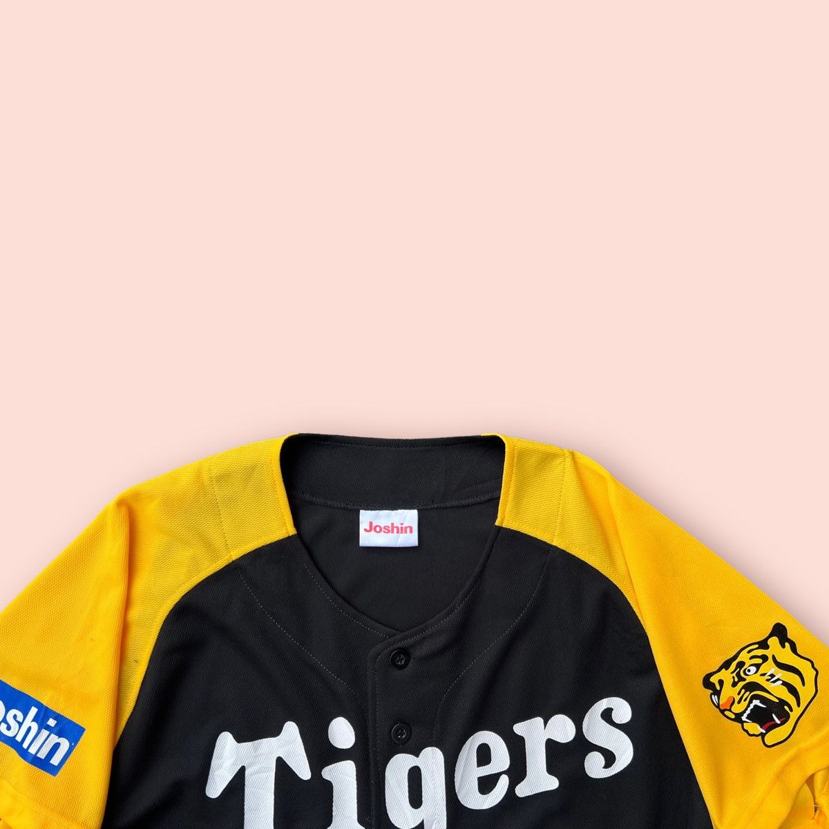 Japanese Brand × Vintage Y2K HANSHIN TIGERS X JOSHIN BASEBALL JERSEY MERC. Size US M / EU 48-50 / 2 - 7 Thumbnail