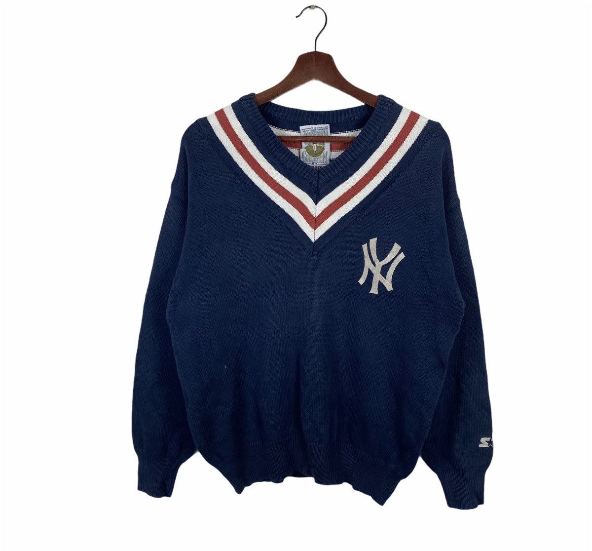 MLB × Starter × Vintage The Major League Baseball by STARTER Knitwear Size US M / EU 48-50 / 2 - 1 Thumbnail