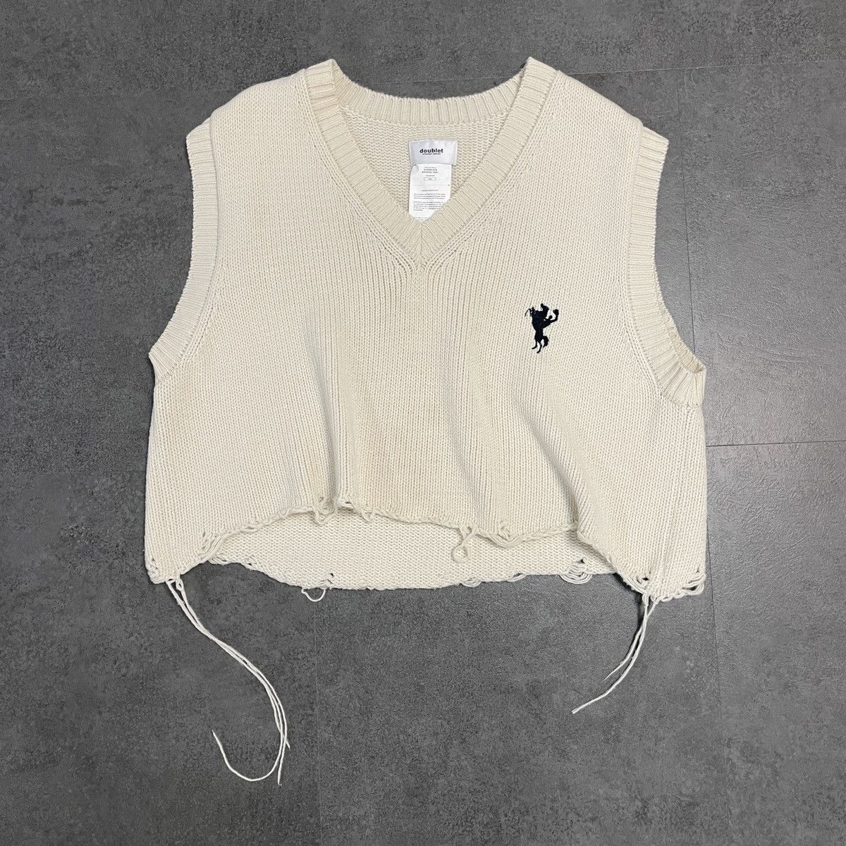 Doublet Doublet oversized Broken vest | Grailed