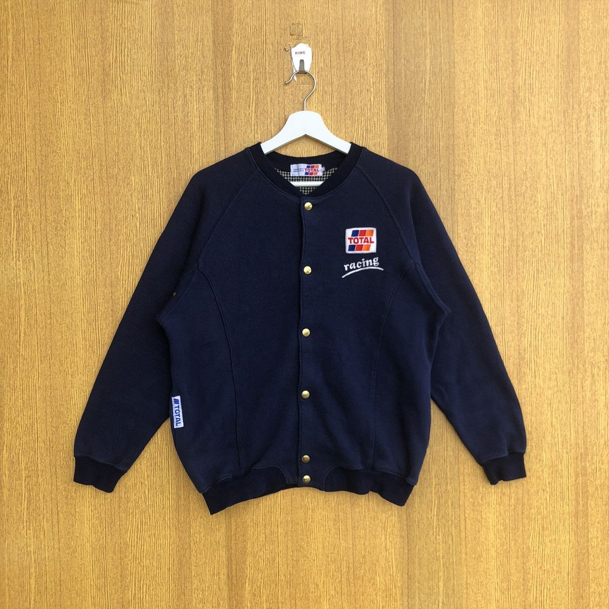 Vintage Total Racing Sweater Jacket Varsity Pullover