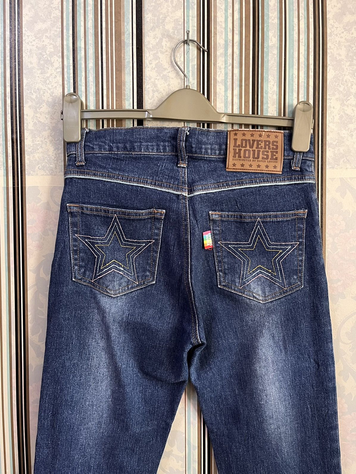 Japanese Brand 1990s super lovers printed flared #D2 Size 26" / US 2 / IT 38 - 6 Thumbnail