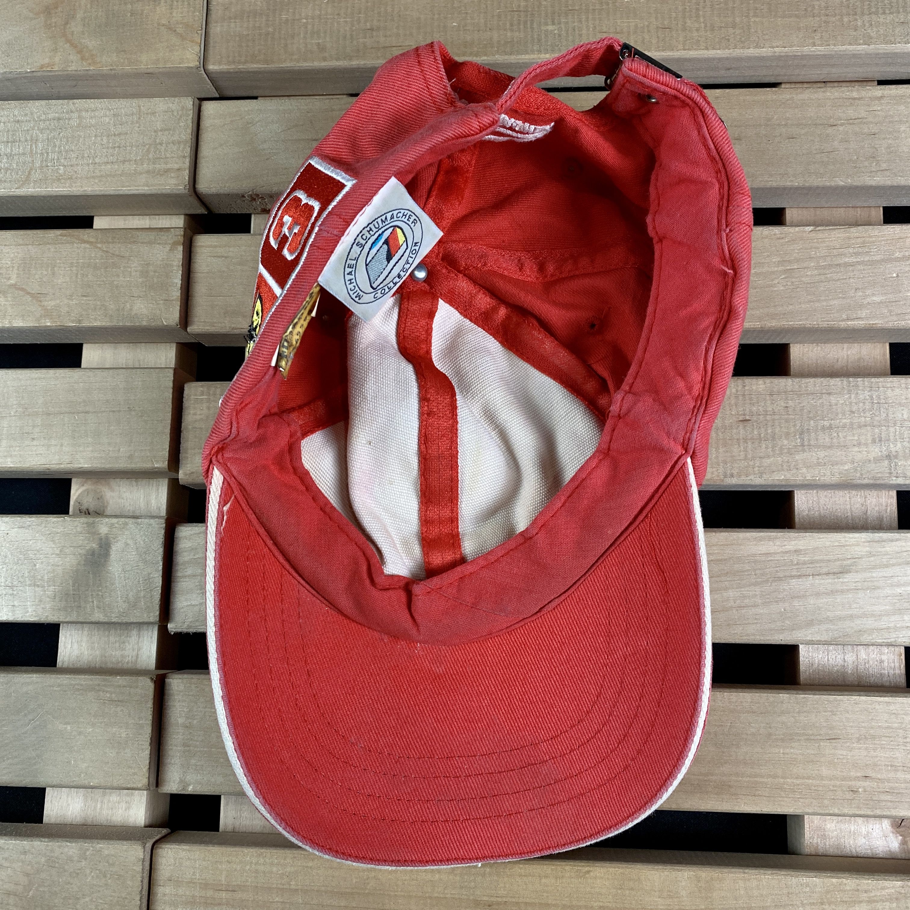 Ferrari × Vintage Mens Hat Cap Ferrari Racing Vintage One Size Size ONE SIZE - 6 Thumbnail