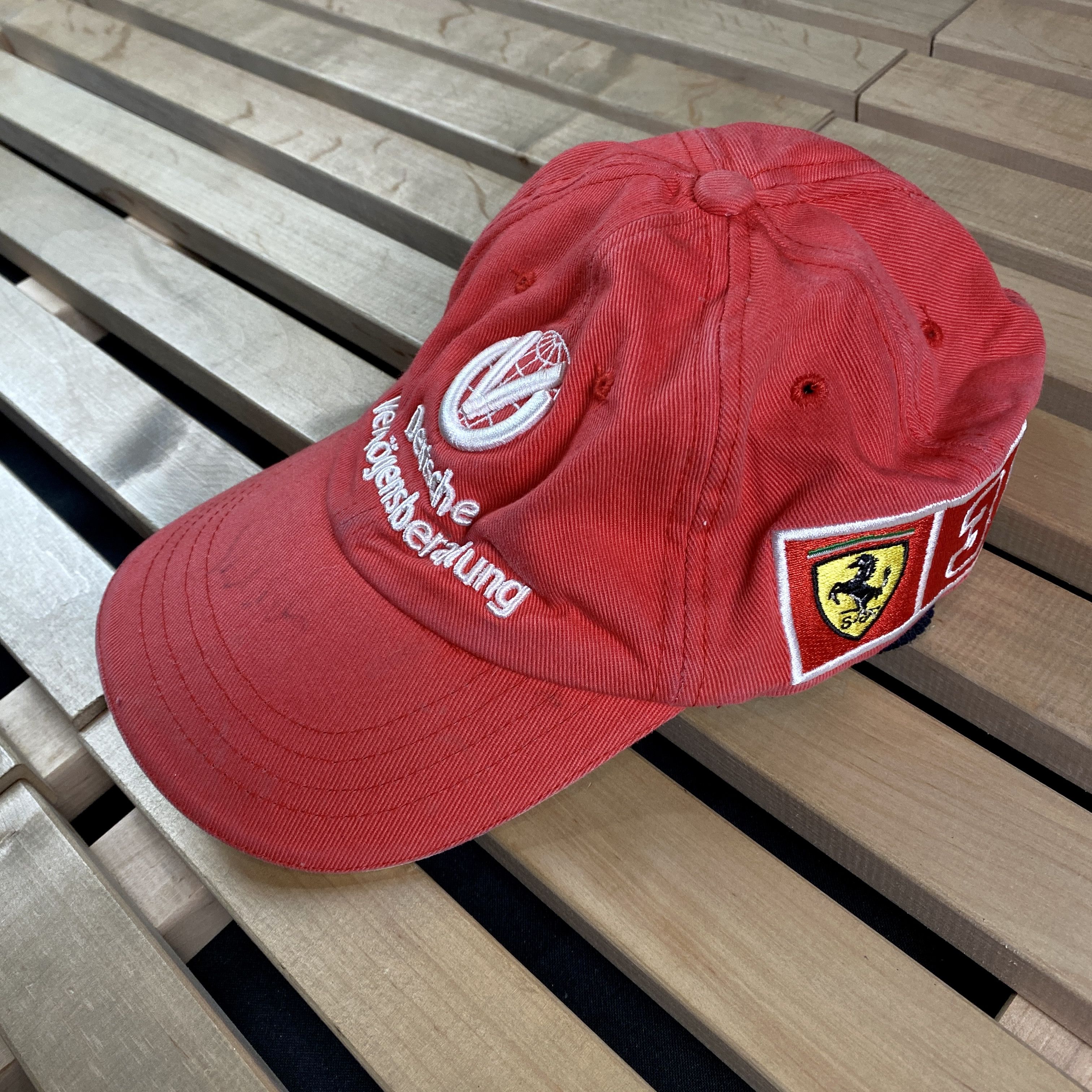 Ferrari × Vintage Mens Hat Cap Ferrari Racing Vintage One Size Size ONE SIZE - 2 Thumbnail