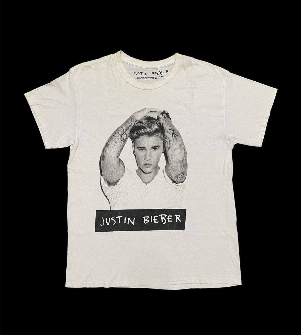 Justin Bieber Big Print T Shirt