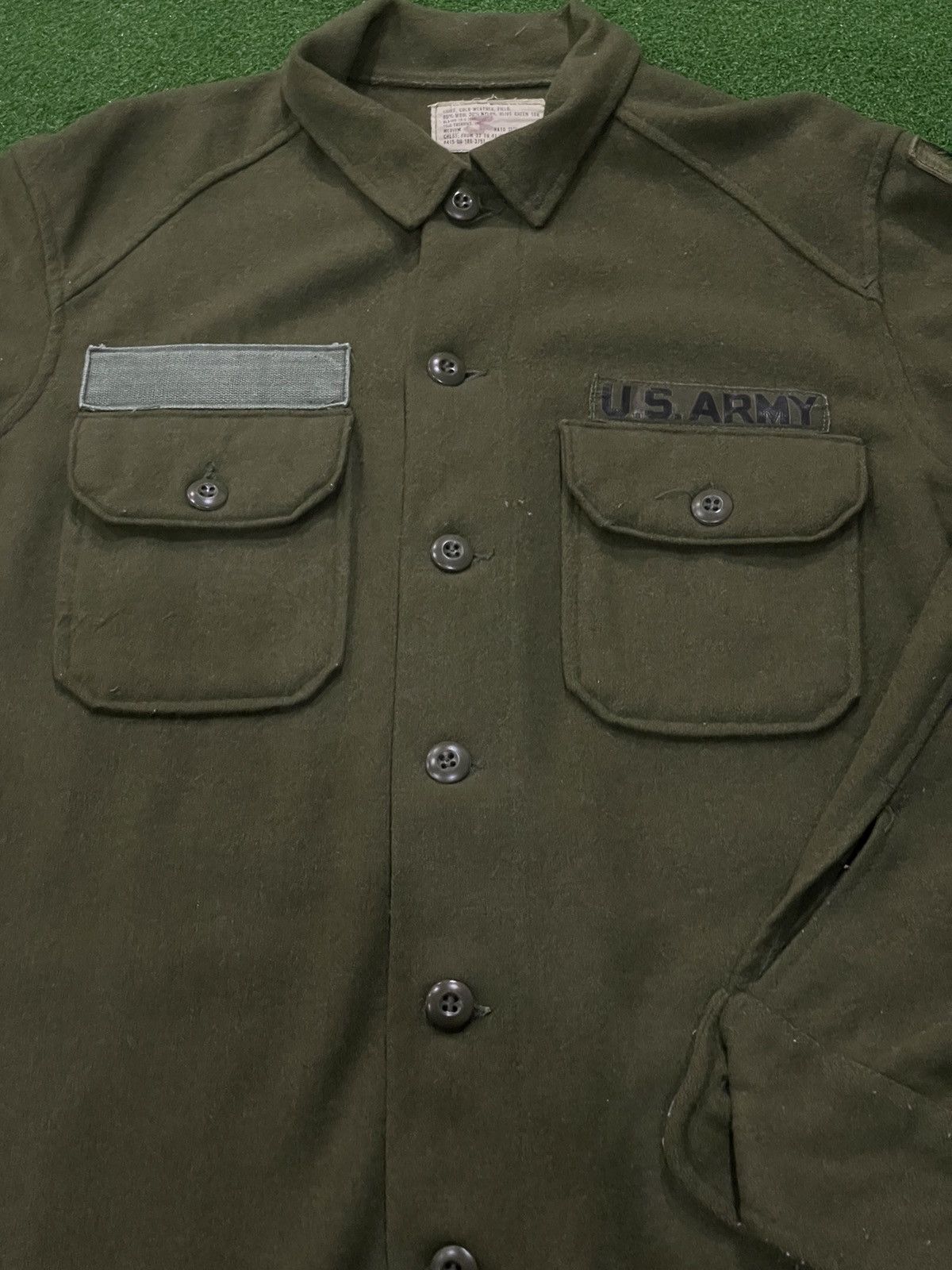 Vintage Vintage 70s U.S Army Jacket wool world war 2 Size US M / EU 48-50 / 2 - 2 Thumbnail