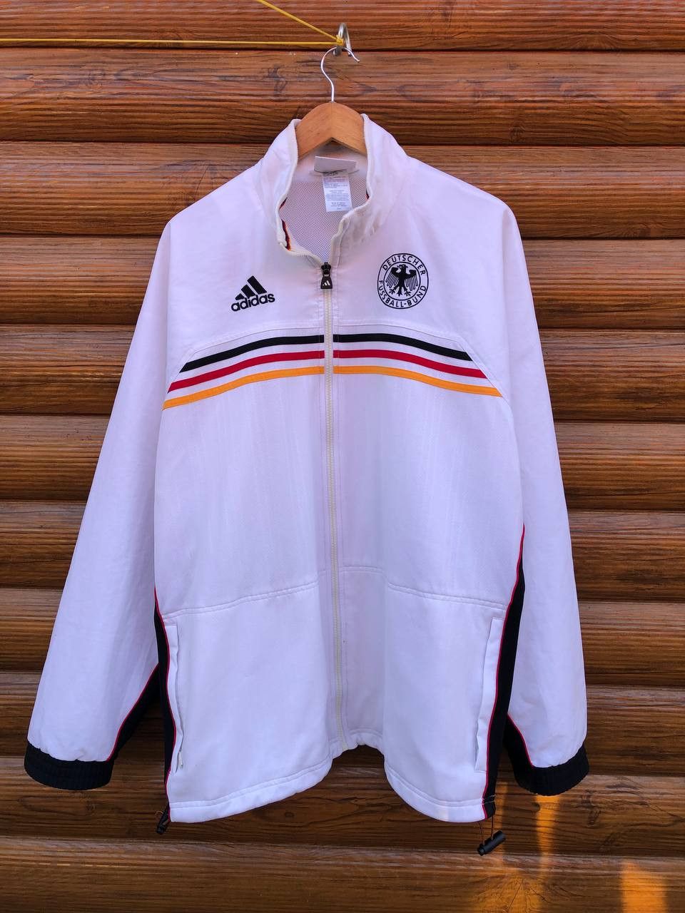 Adidas × Vintage Vintage Adidas Germany National Team Track Jacket Size US L / EU 52-54 / 3 - 1 Thumbnail