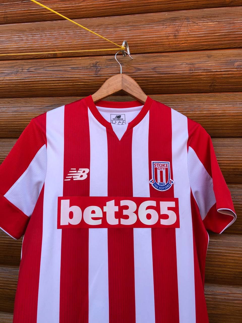 New Balance × Vintage STOKE CITY FOOTBALL SOCCER JERSEY SHIRT NEW BALANCE Size US S / EU 44-46 / 1 - 2 Thumbnail