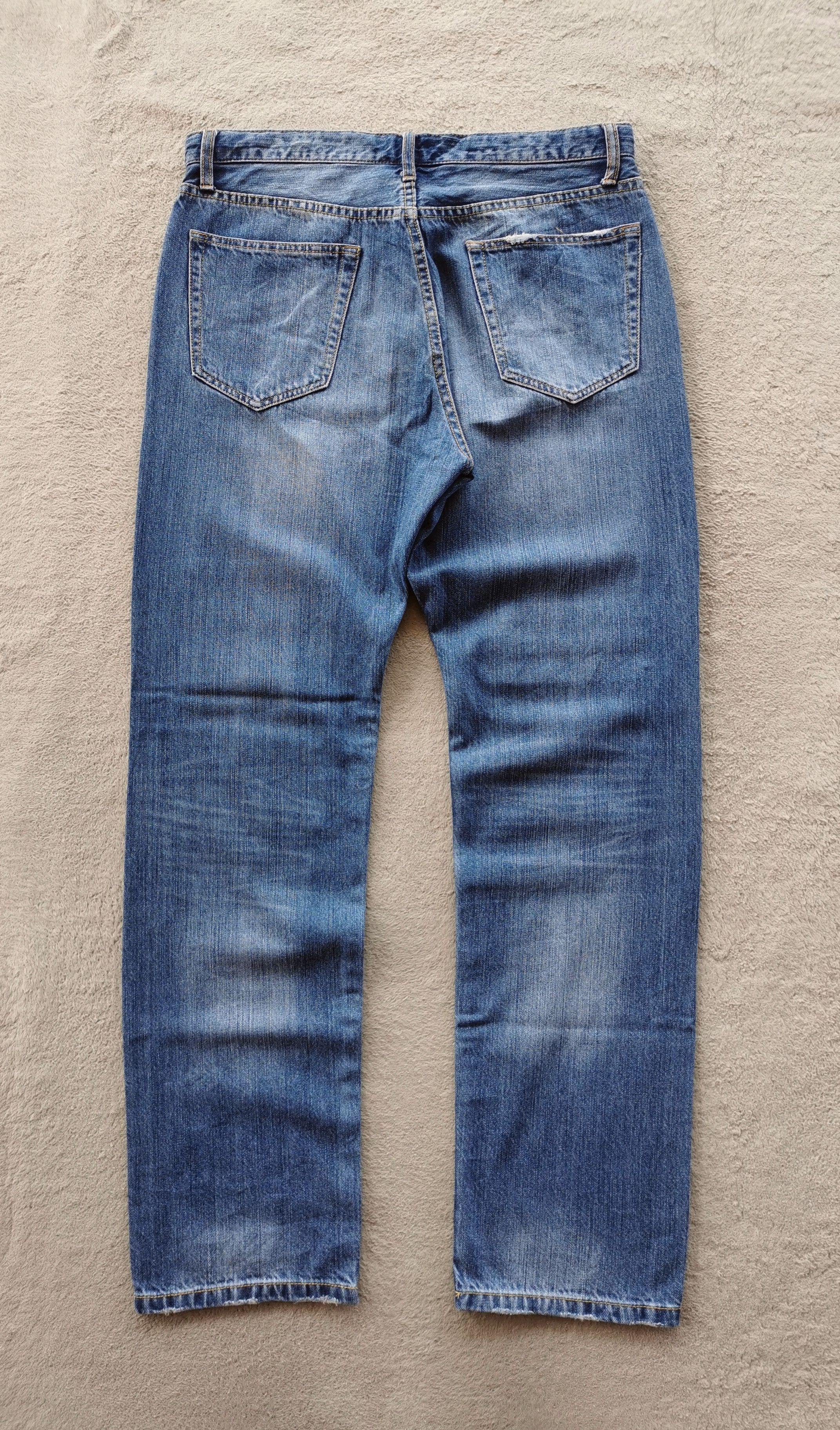 Designer Japan Patchwork Denim Jeans like undercoverr Size US 33 - 5 Thumbnail