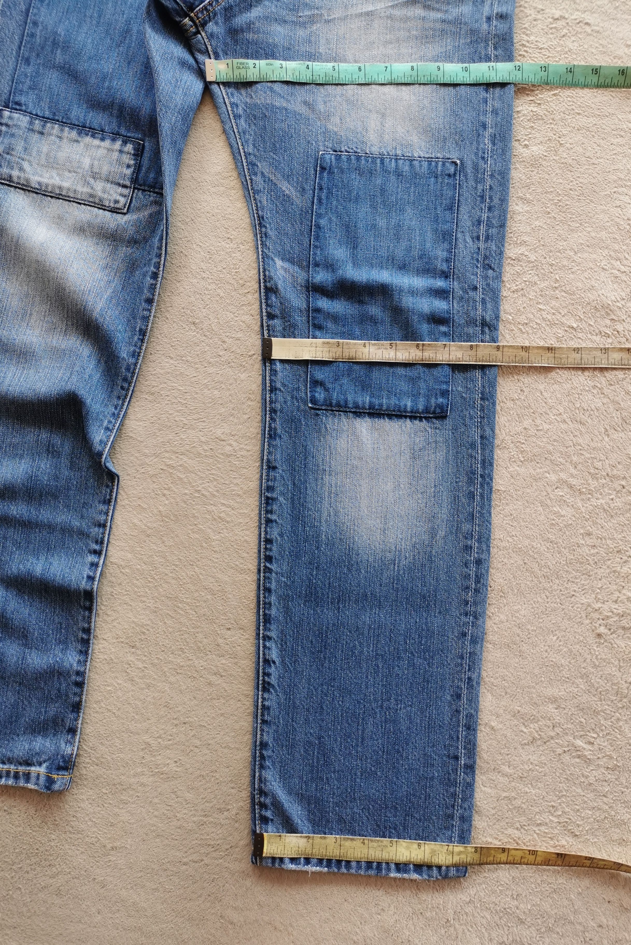 Designer Japan Patchwork Denim Jeans like undercoverr Size US 33 - 8 Thumbnail