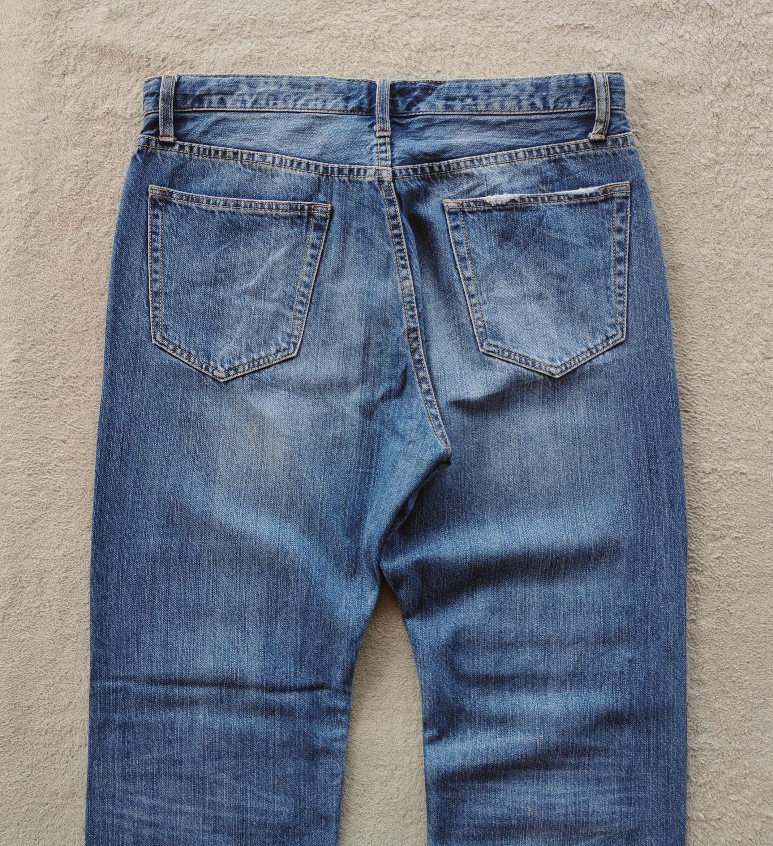 Designer Japan Patchwork Denim Jeans like undercoverr Size US 33 - 4 Thumbnail