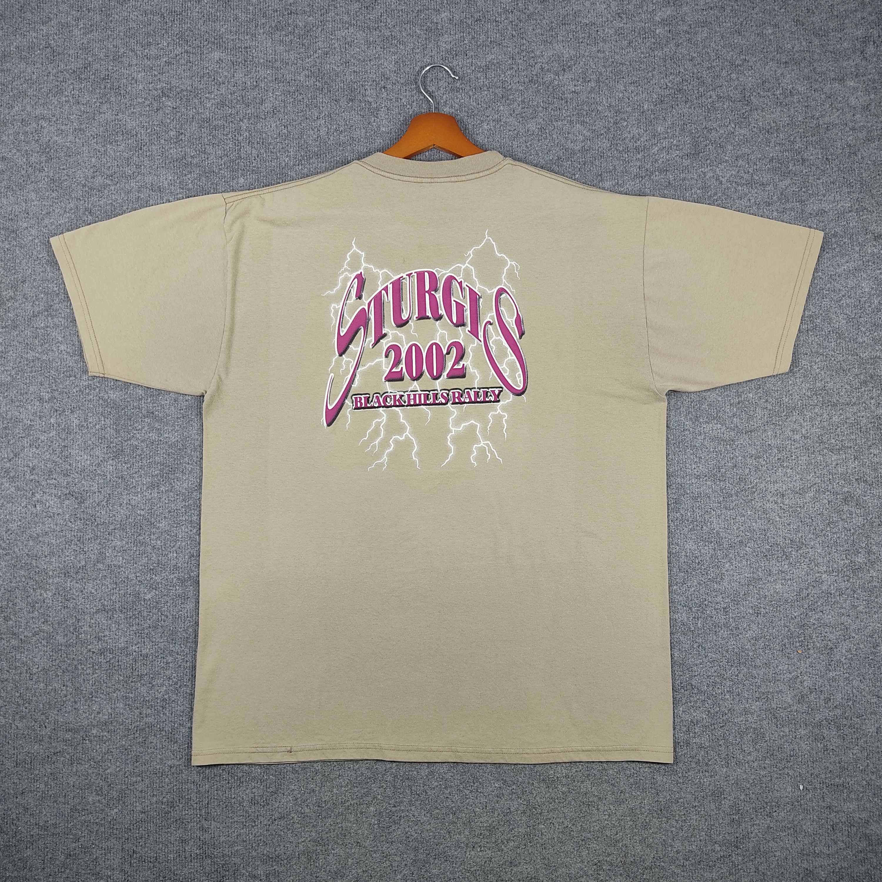 Jerzees × Vintage Vintage Sturgis Black Hills Rally T Shirt Size US XL / EU 56 / 4 - 2 Thumbnail